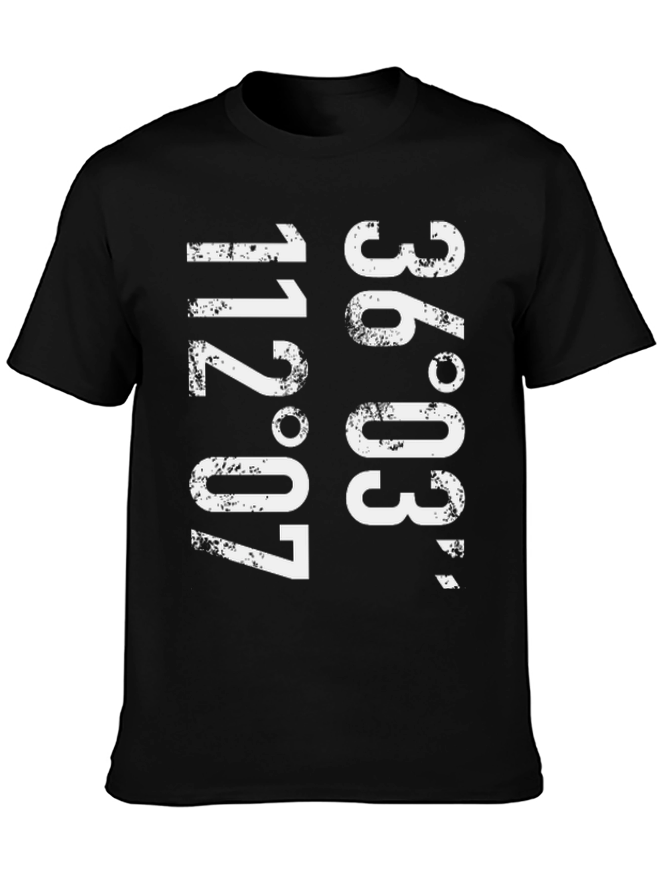 Latitude Longitude Graphic T-Shirt