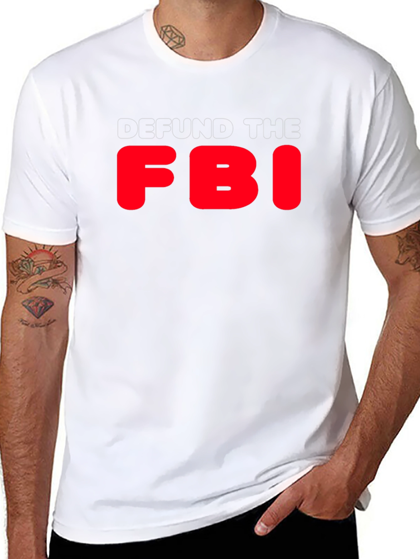 Defund the FBI Graphic Tee - Political Statement T-Shirt