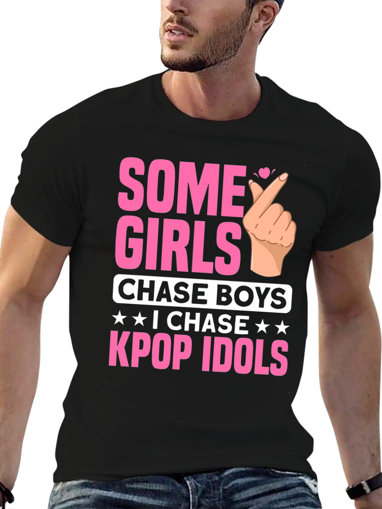 Kpop Idol Chaser T-Shirt - Trendy Graphic Tee
