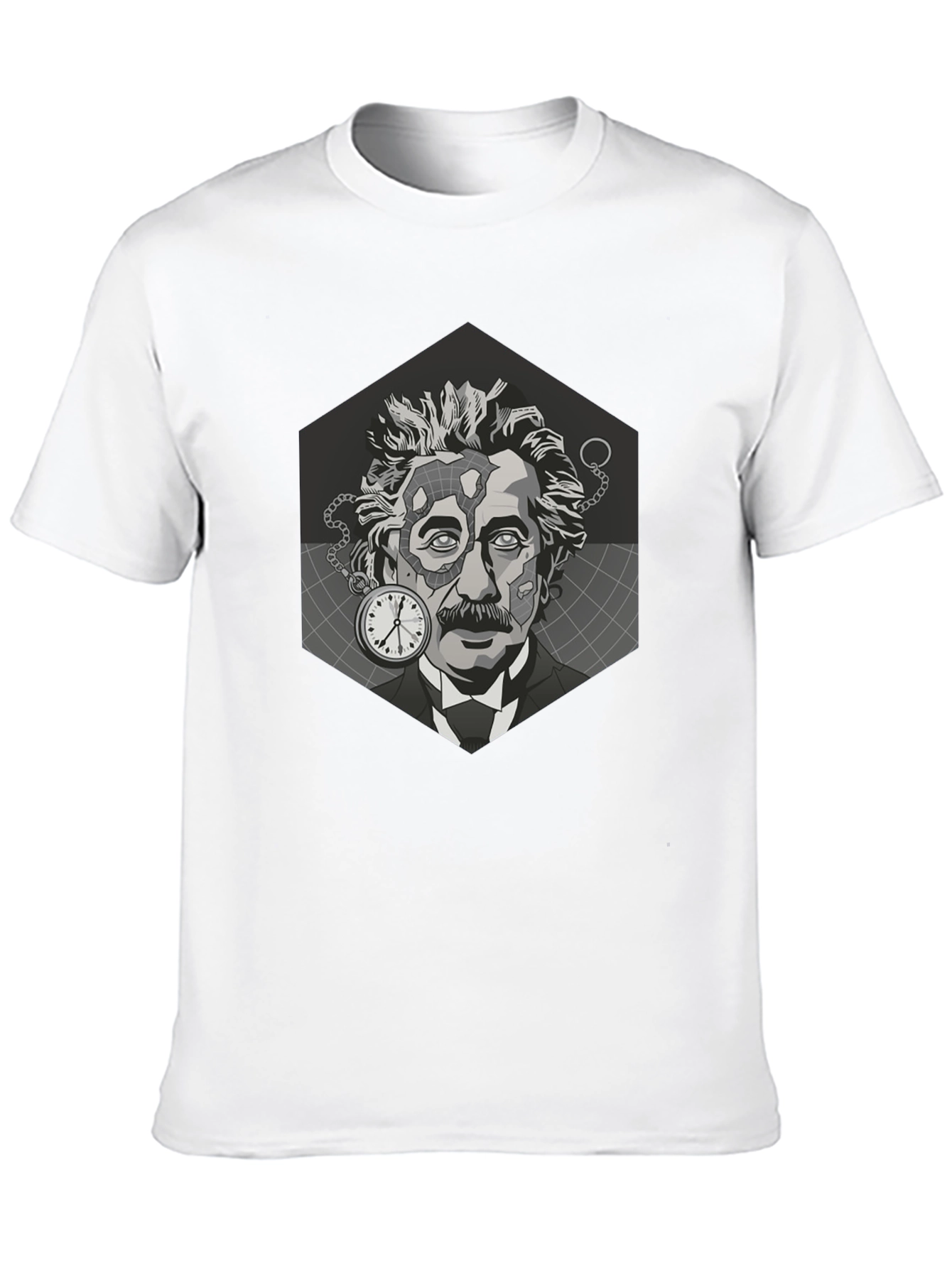 Einstein Graphic T-Shirt - Black