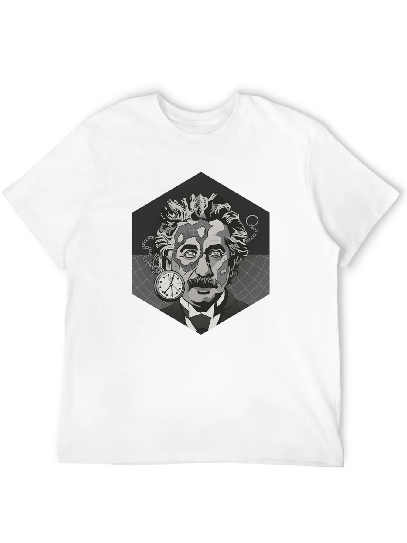 Einstein Graphic T-Shirt - Black