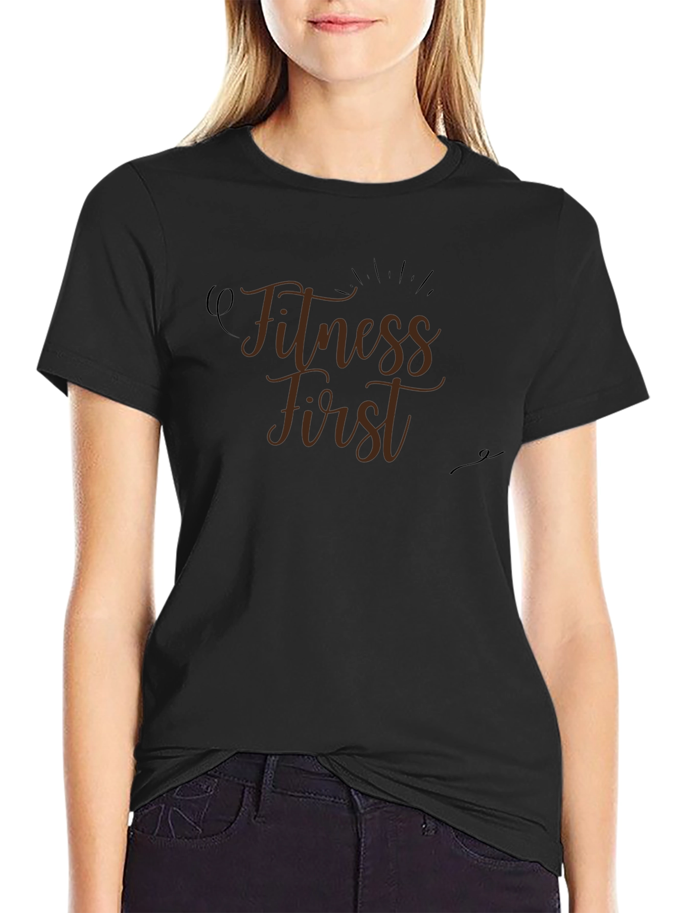 Fitness First Mens Graphic Tee - Black