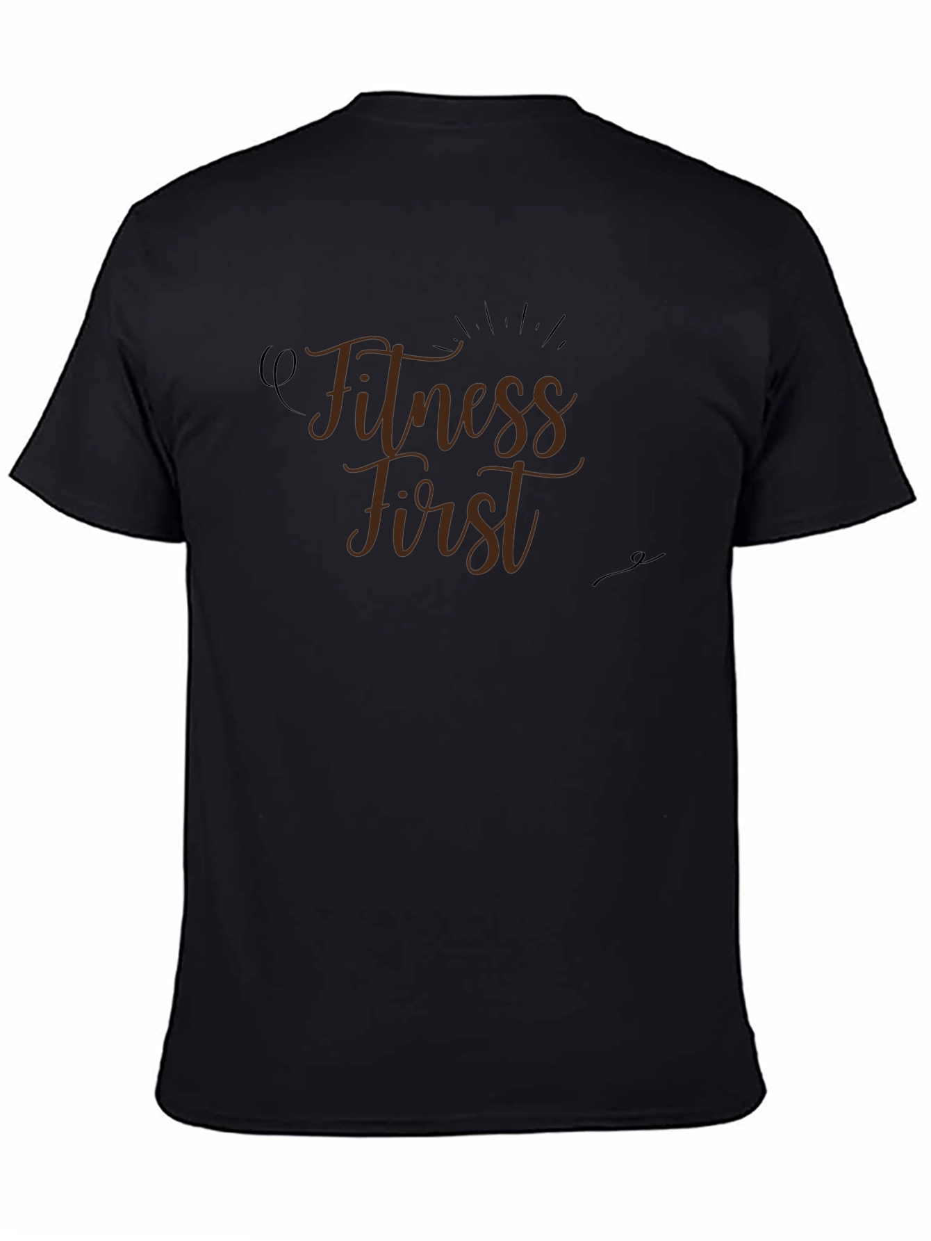 Fitness First Mens Graphic Tee - Black