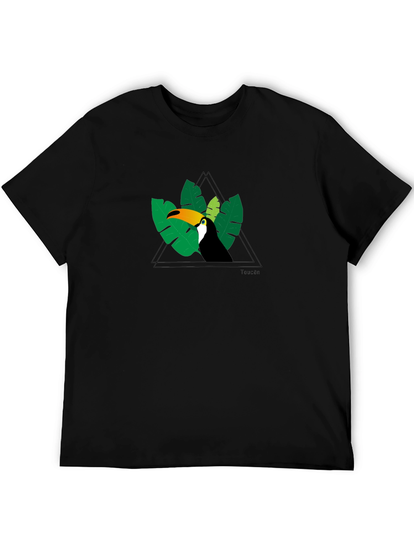 Toucan Graphic Tee - Tropical Bird Design