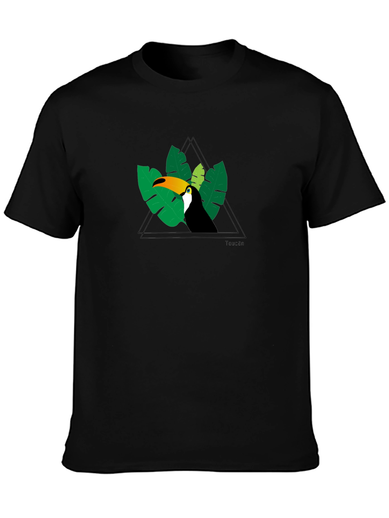 Toucan Graphic Tee - Tropical Bird Design