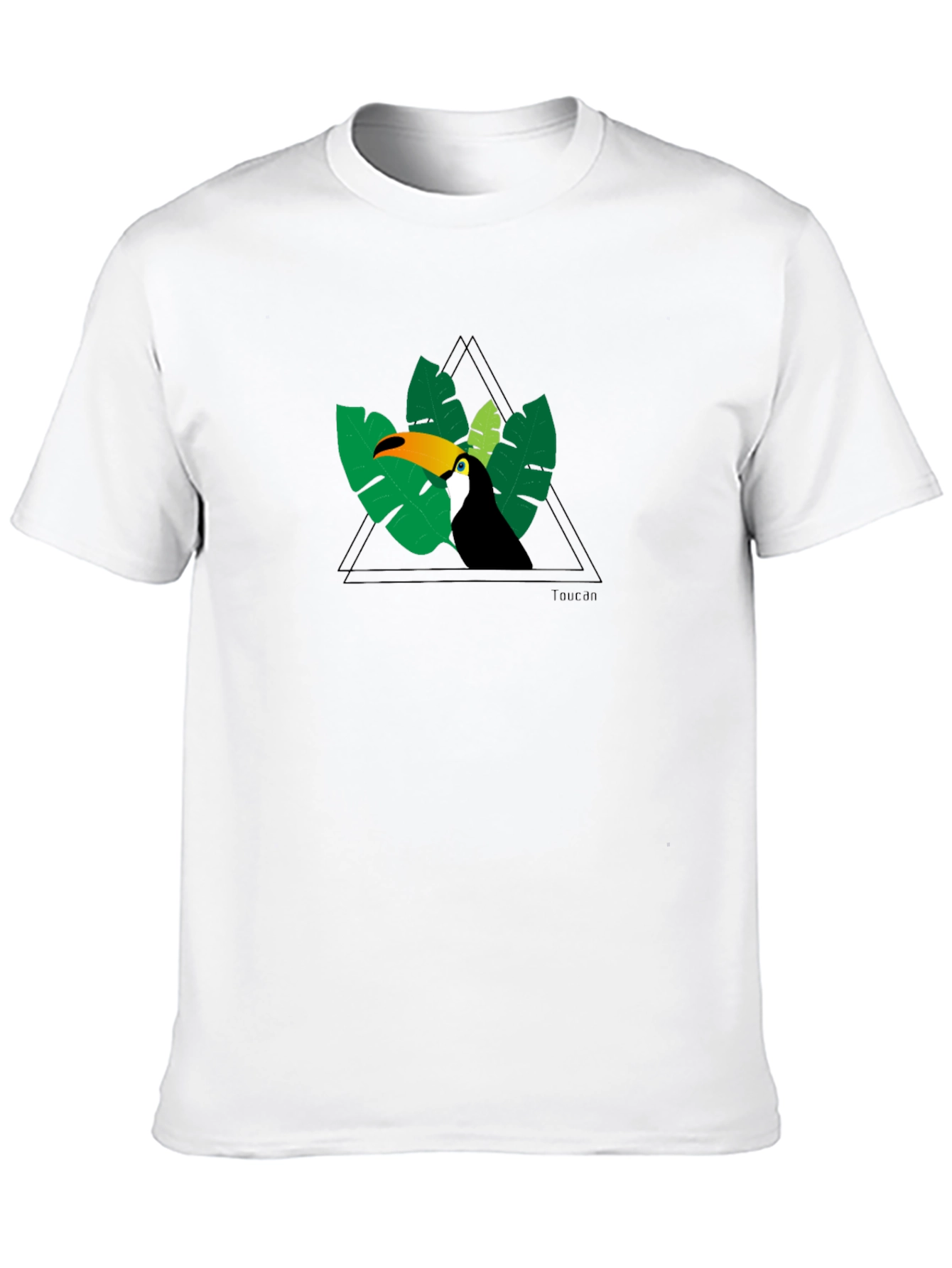 Toucan Graphic Tee - Tropical Bird Design