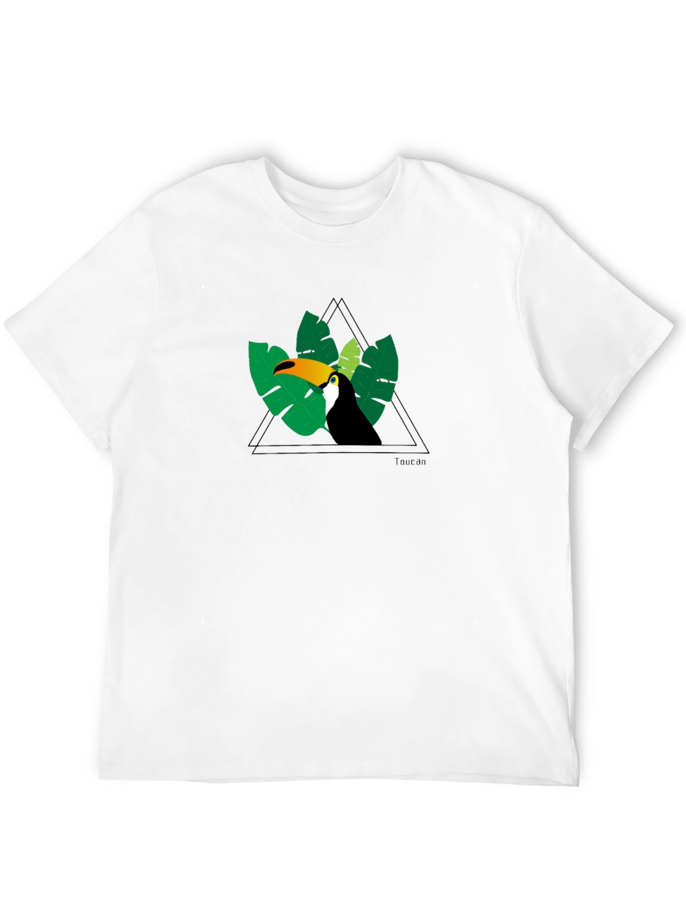 Toucan Graphic Tee - Tropical Bird Design