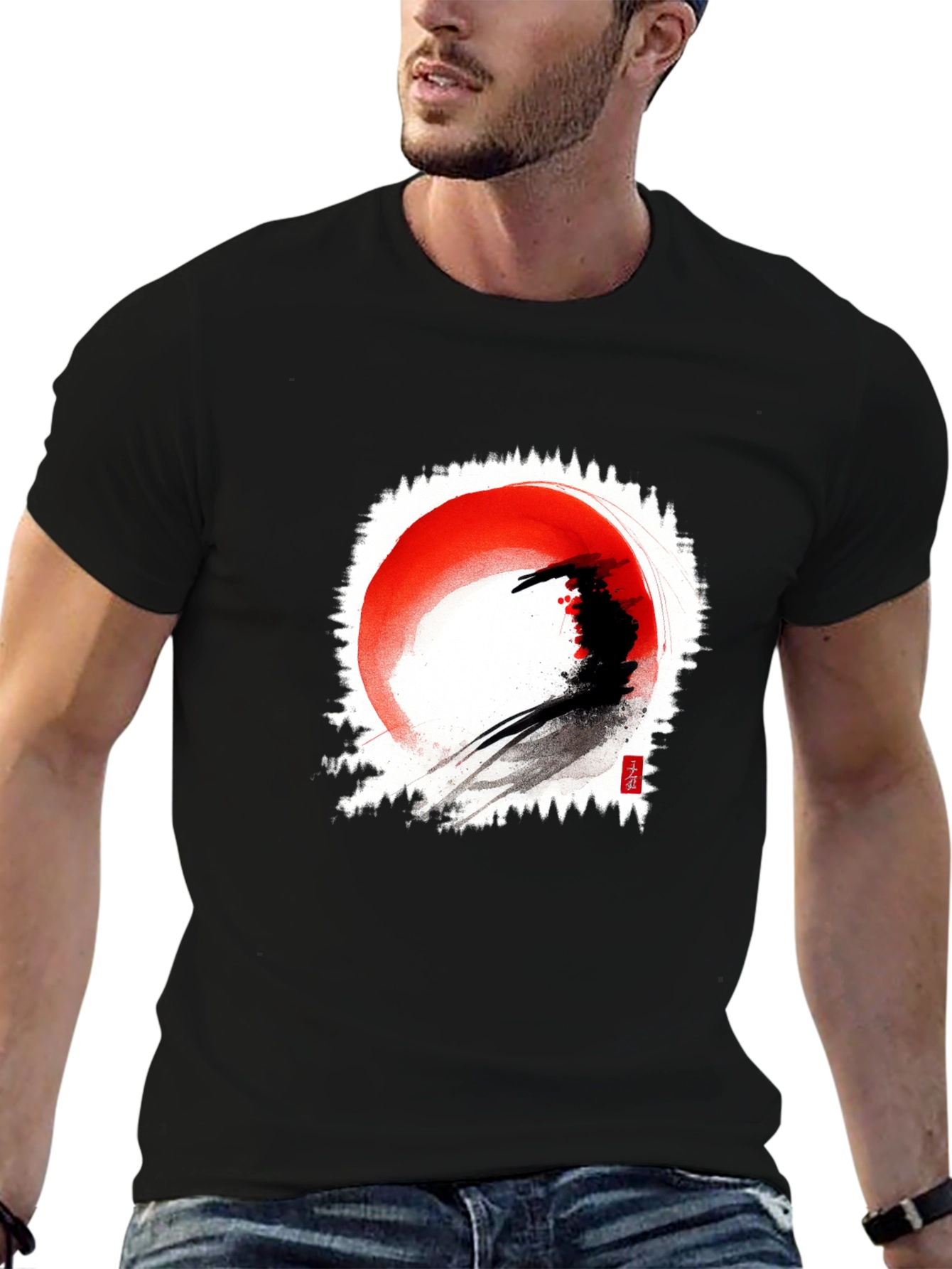 Ink Wash Painting T-Shirt