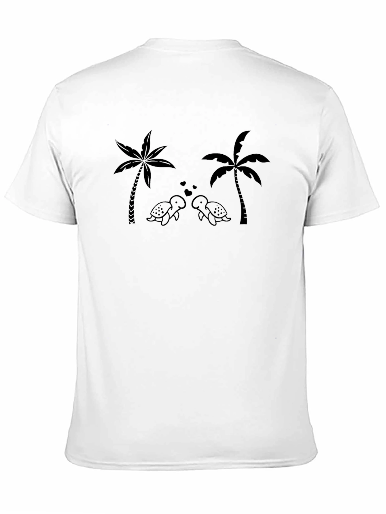 Turtle Love Black T-Shirt
