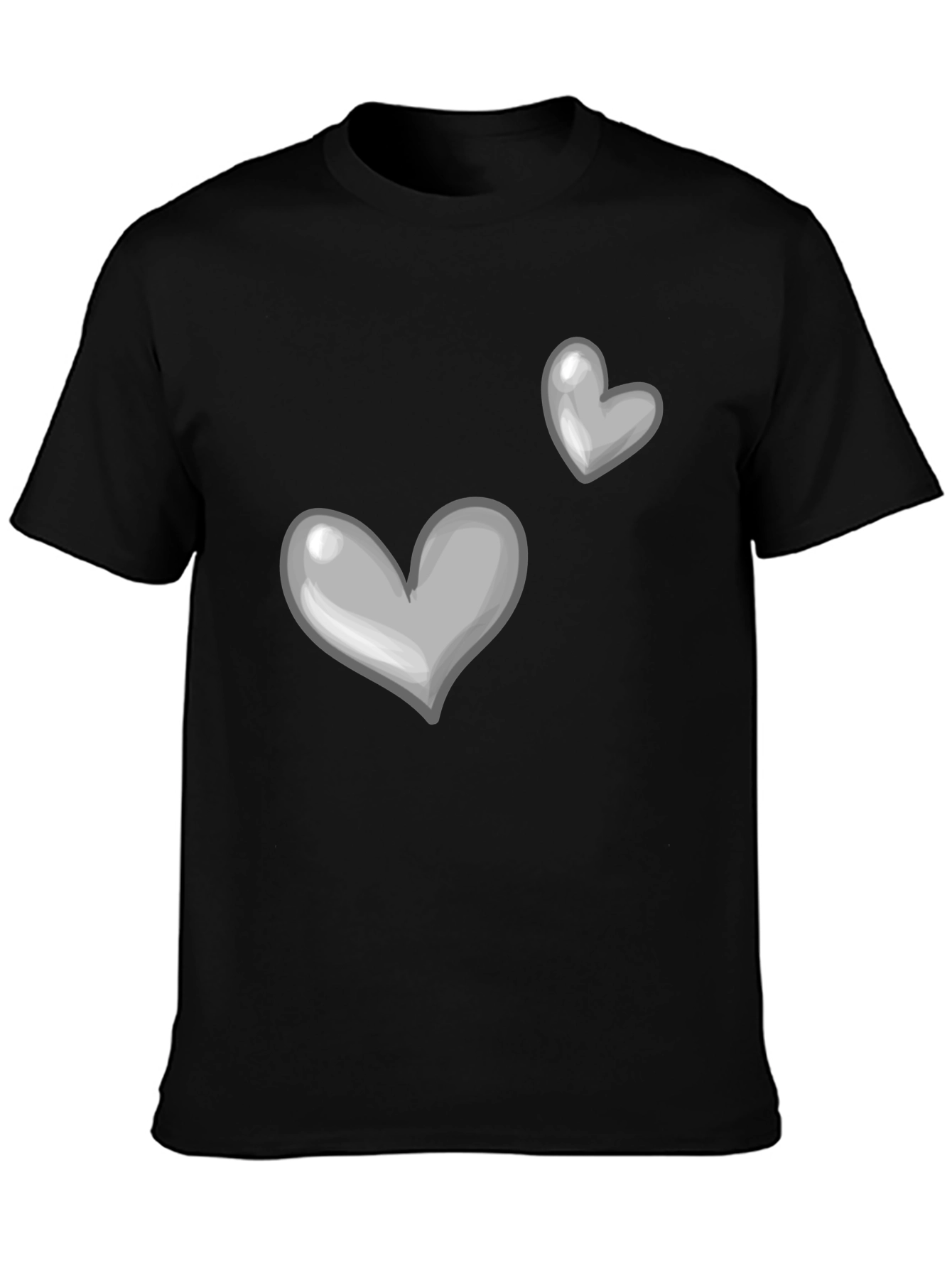 Heart Graphic Tee - Classic Soft Cotton Shirt