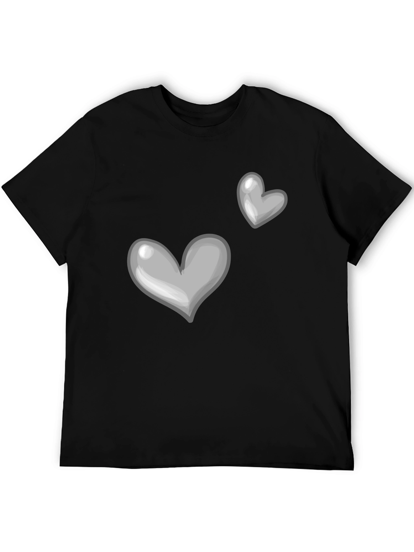 Heart Graphic Tee - Classic Soft Cotton Shirt
