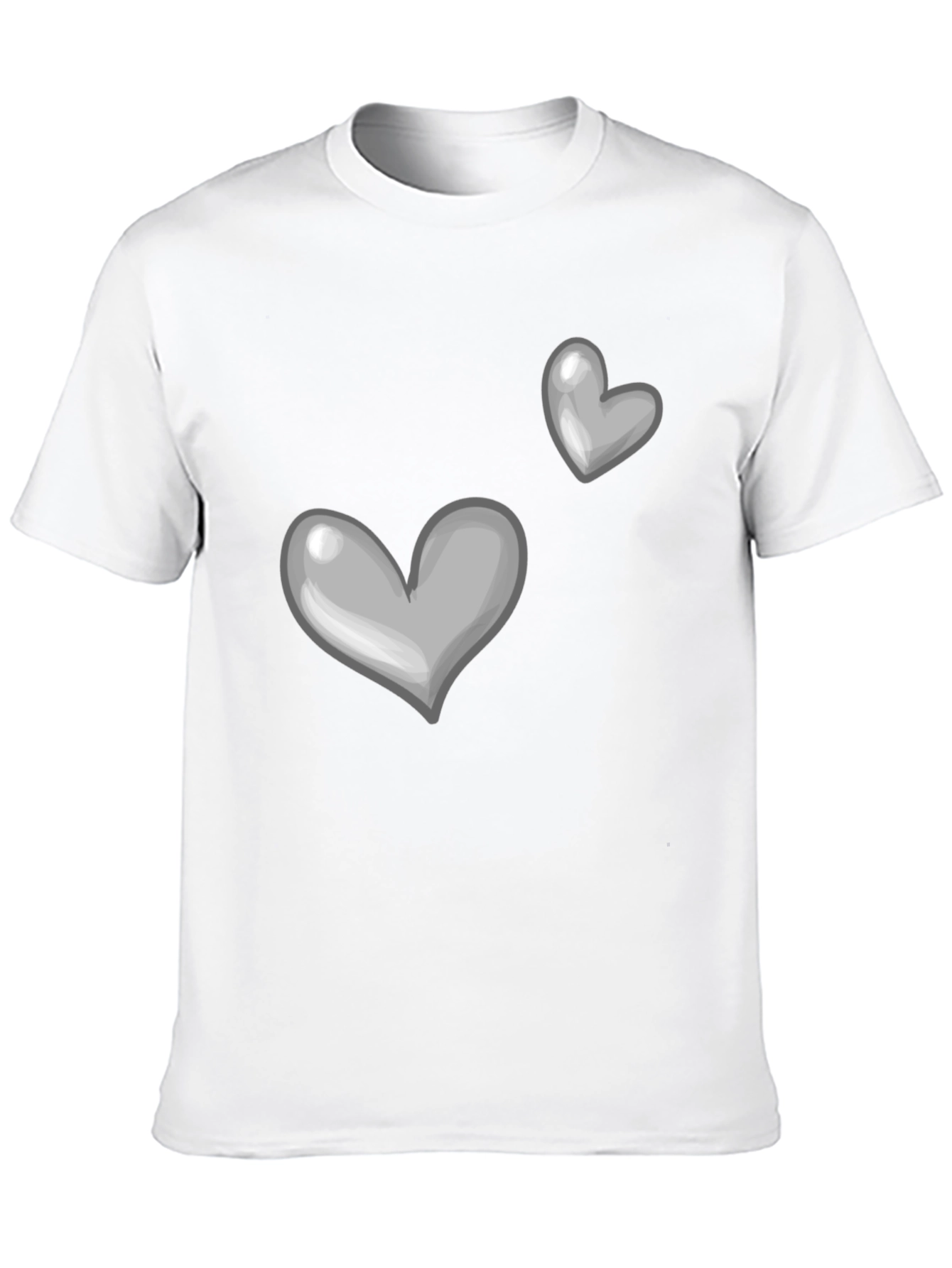 Heart Graphic Tee - Classic Soft Cotton Shirt