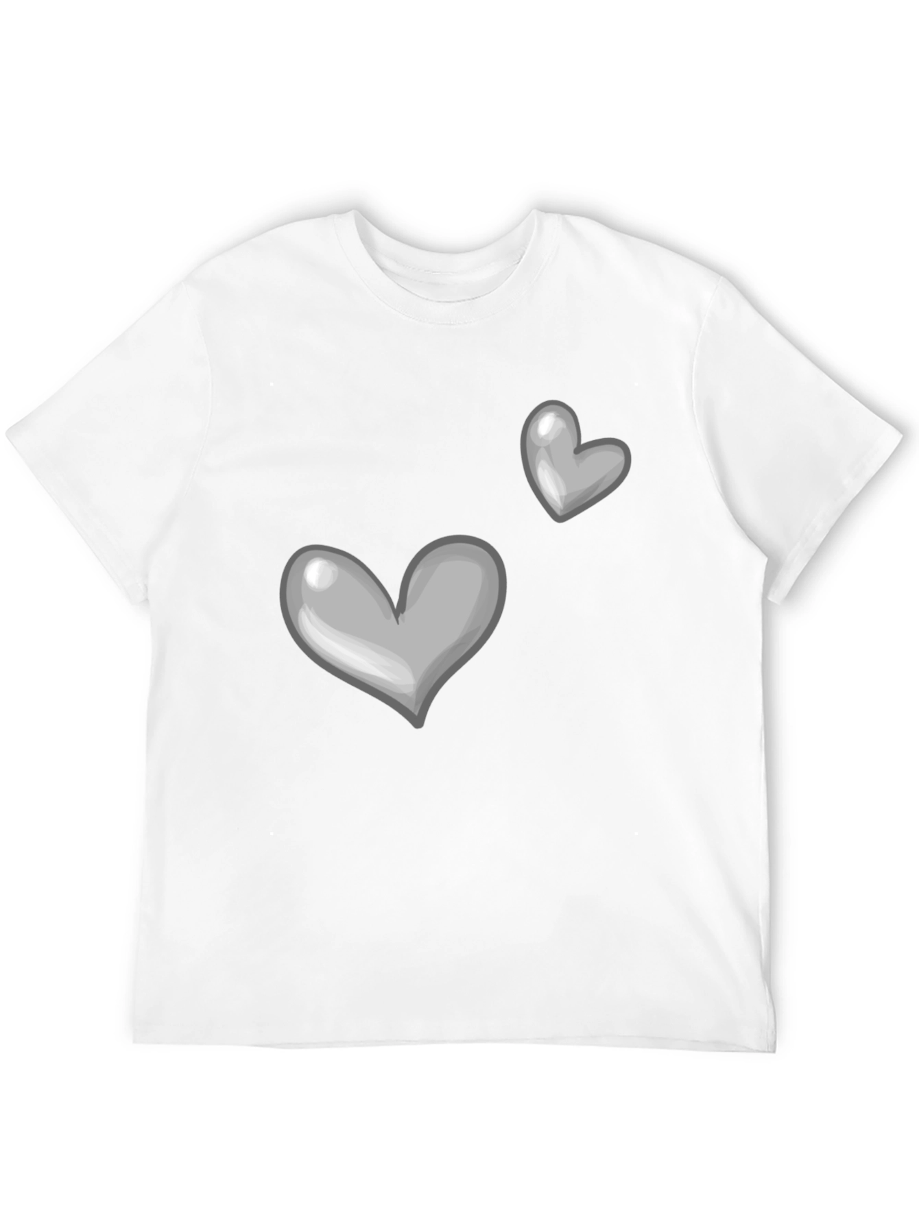 Heart Graphic Tee - Classic Soft Cotton Shirt