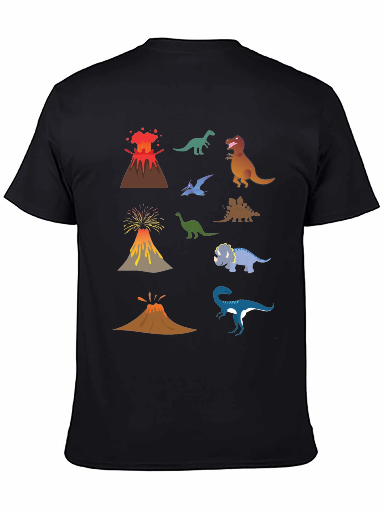 Dino Volcano T-Shirt - Prehistoric Fun!