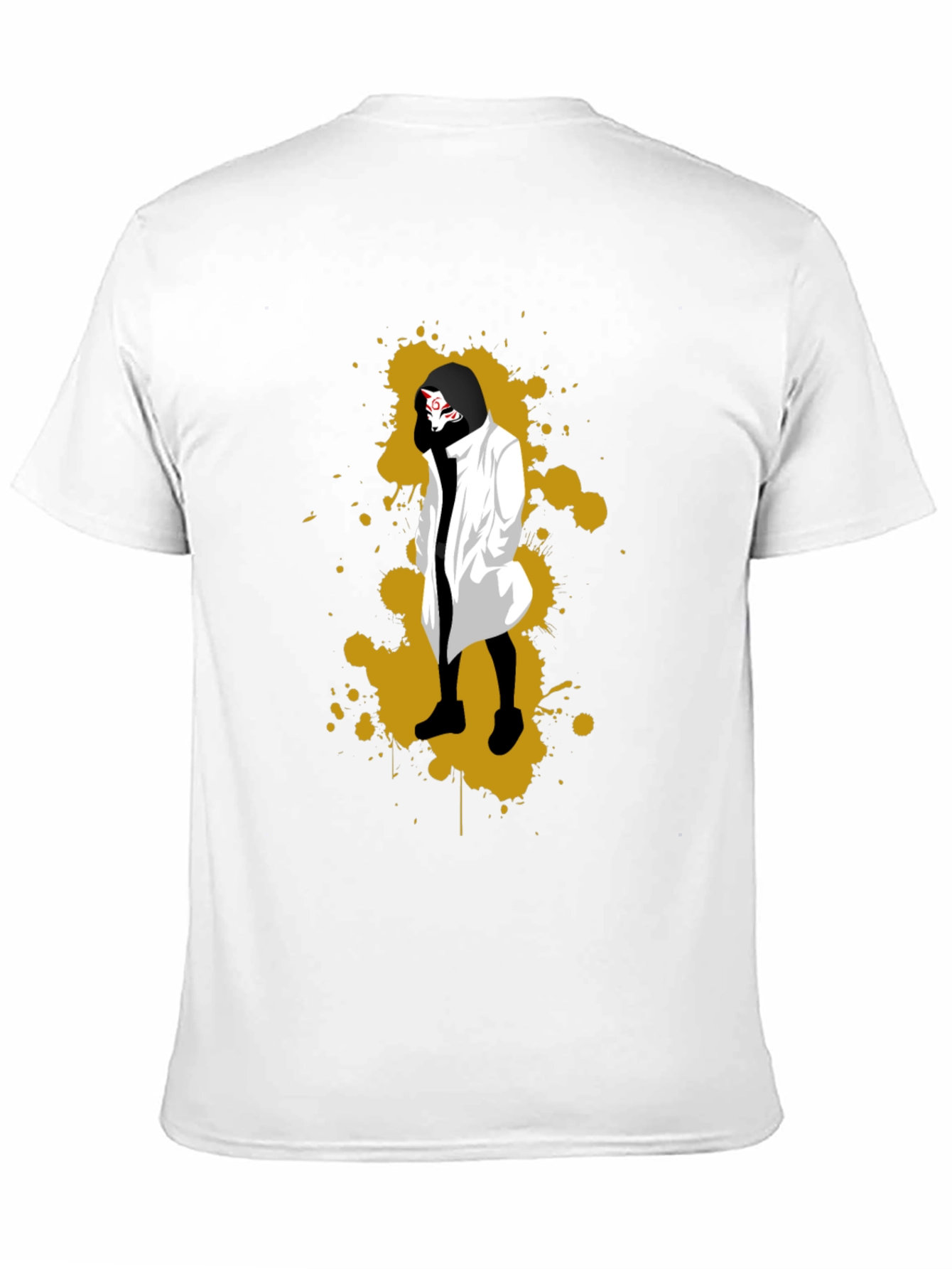 Stylish Anime Graphic Black T-Shirt