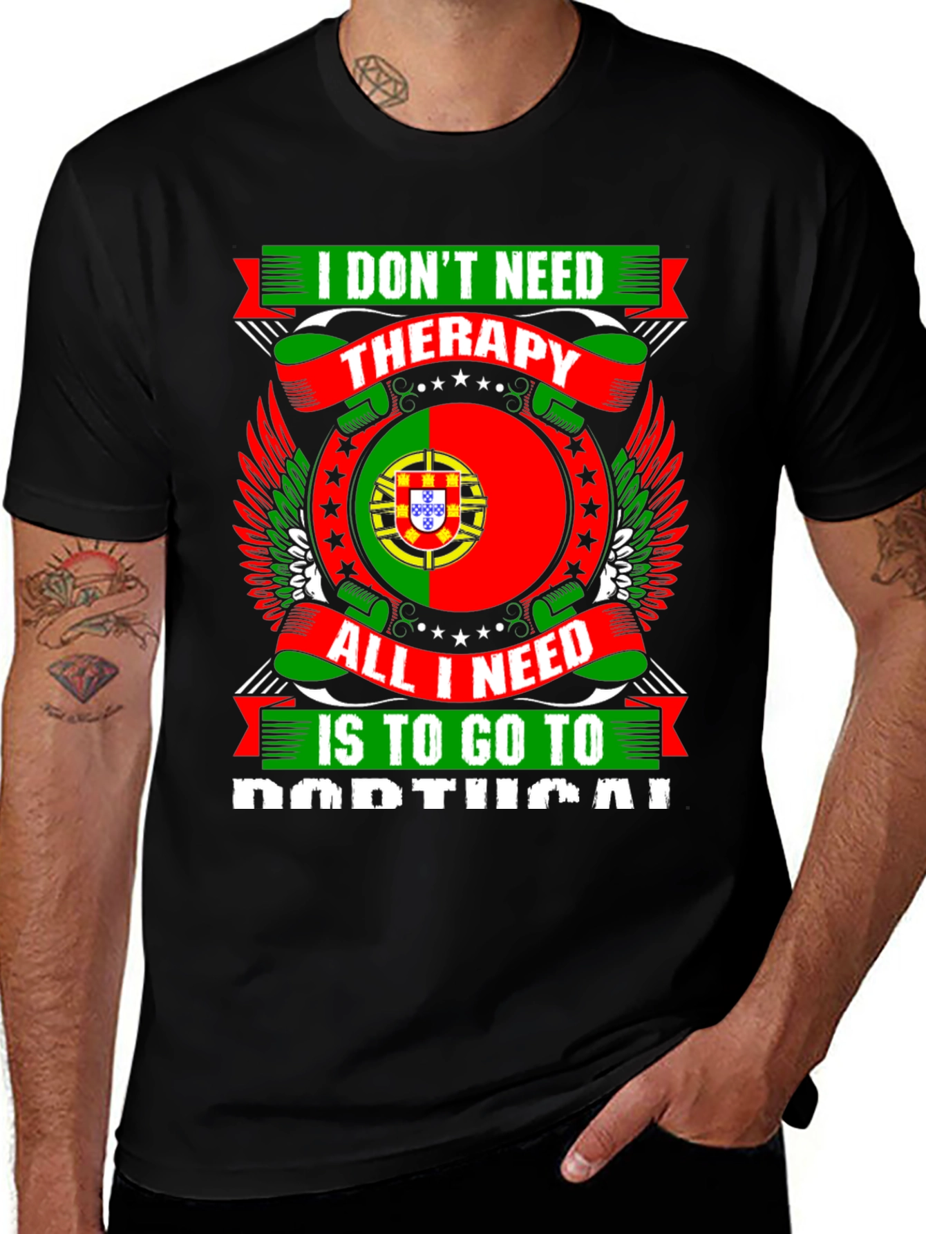 Portugal Therapy T-Shirt - Vacation Tee