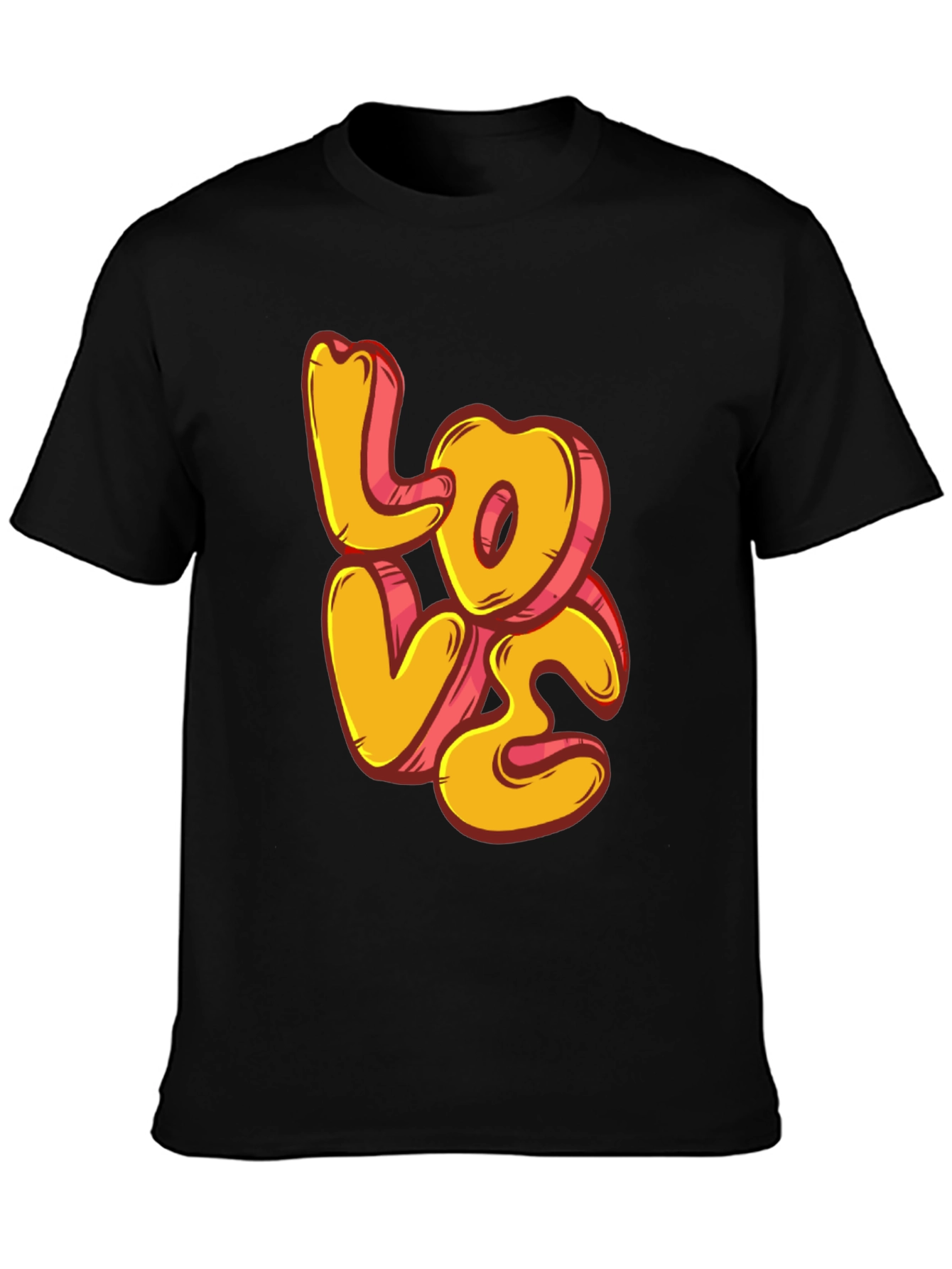 Love Graphic Black T-Shirt