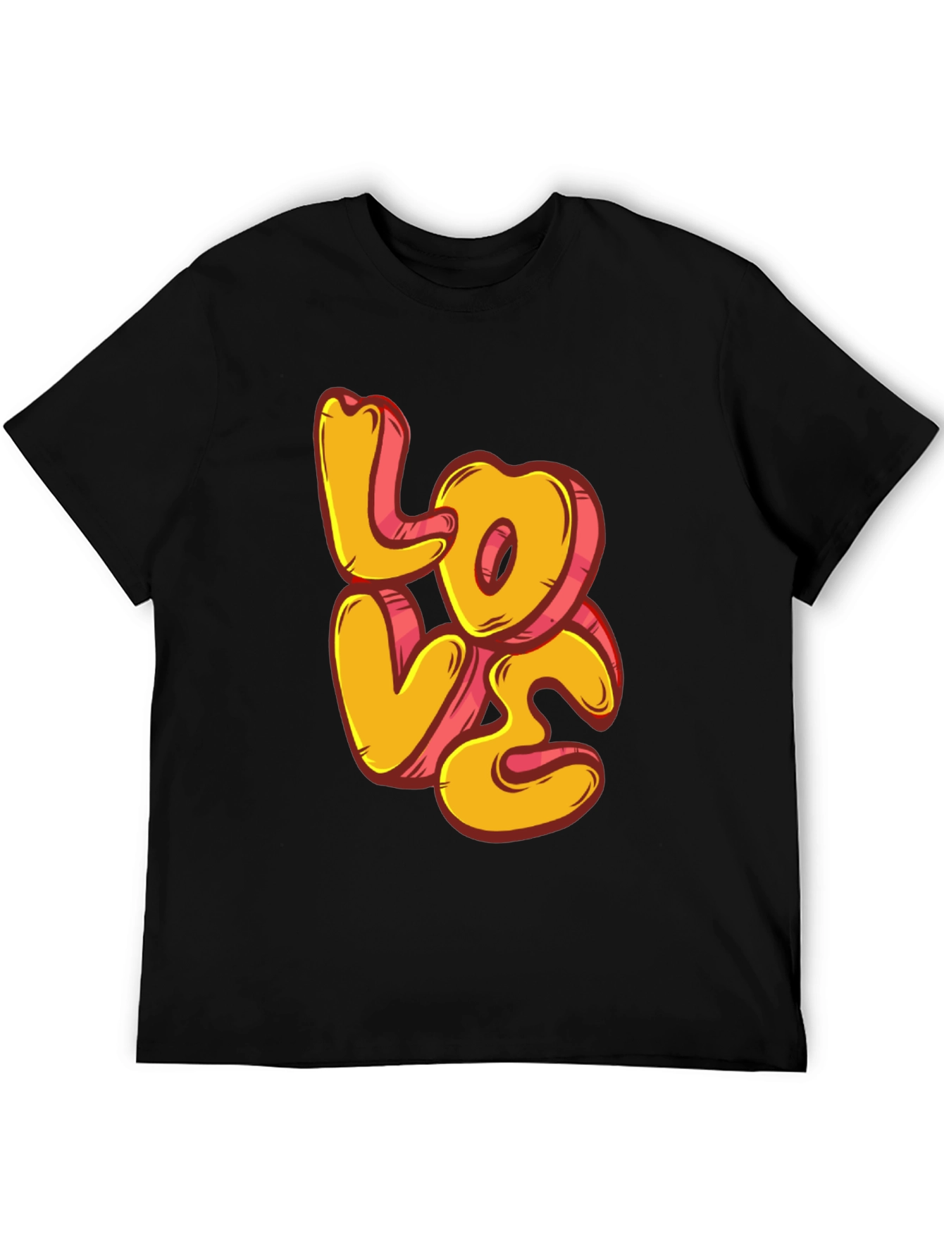 Love Graphic Black T-Shirt