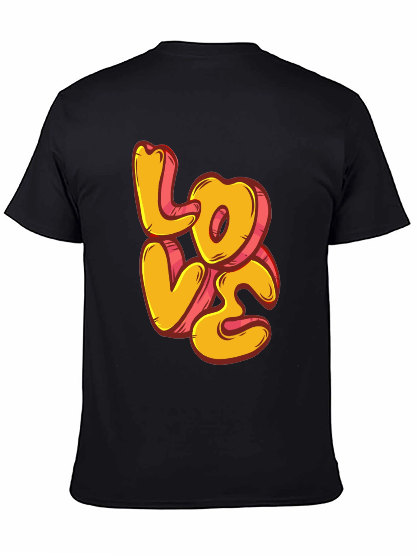 Love Graphic Black T-Shirt