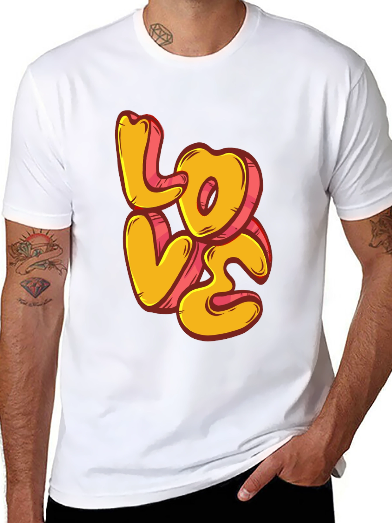 Love Graphic Black T-Shirt