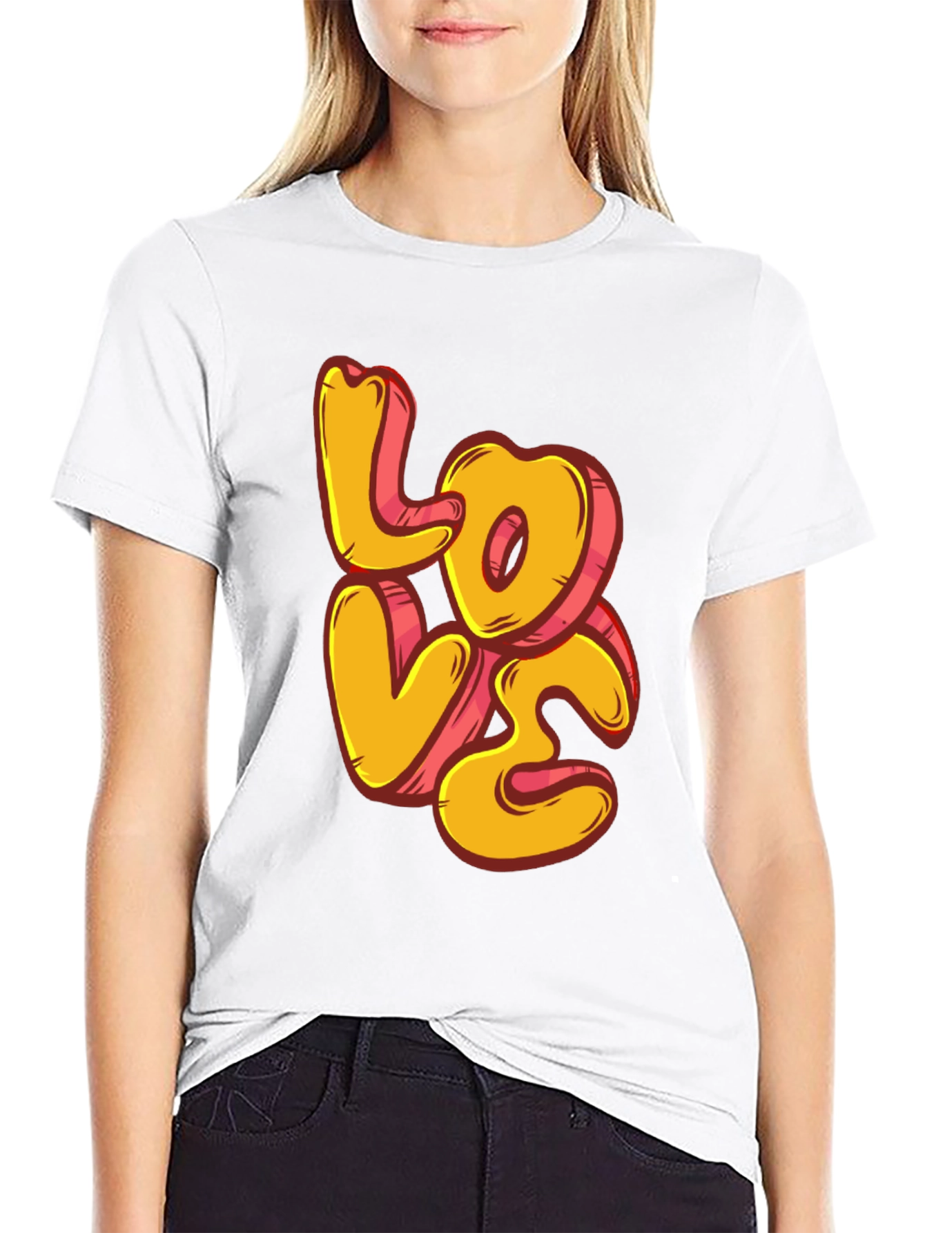 Love Graphic Black T-Shirt