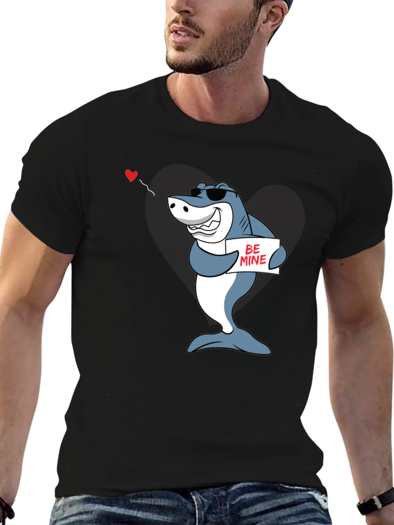 Be Mine Shark Graphic Tee