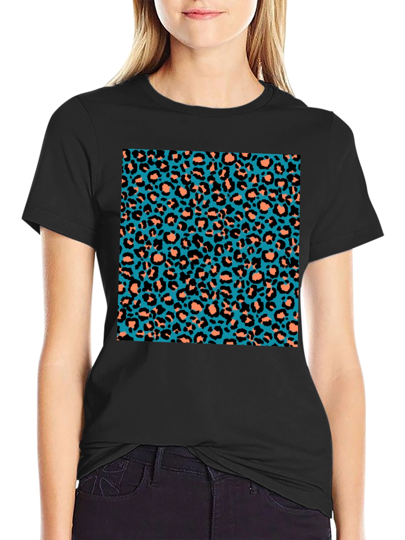 Funky Leopard Print Tee