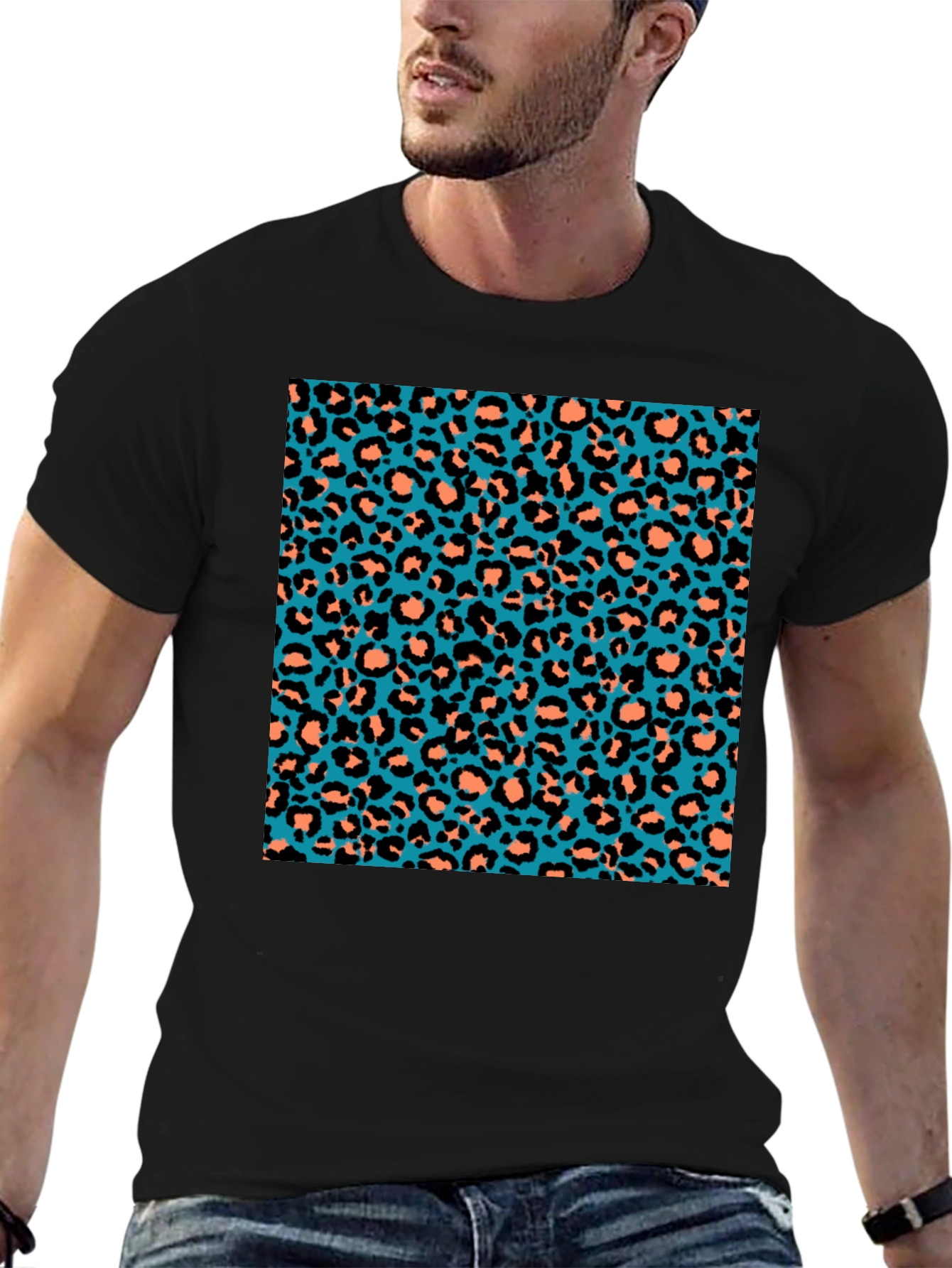 Funky Leopard Print Tee