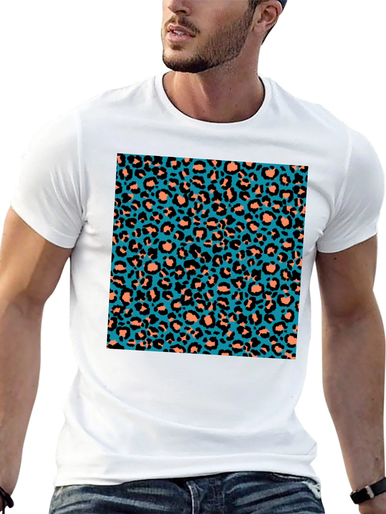 Funky Leopard Print Tee