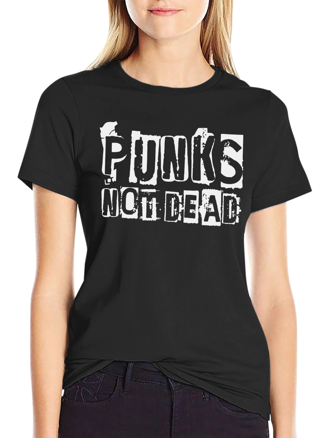 Punks Not Dead Black T-Shirt