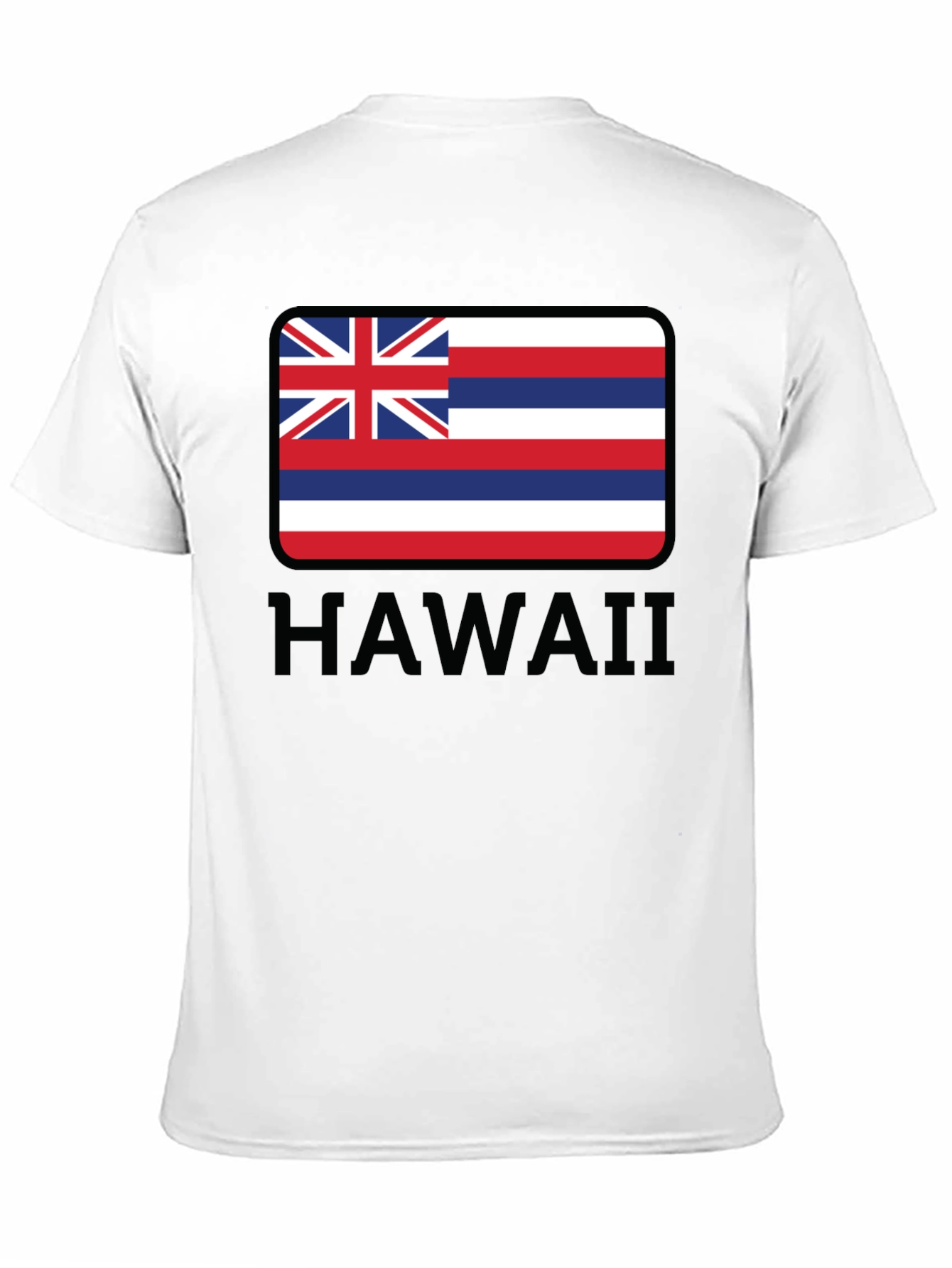 Hawaii Flag Graphic Black T-Shirt