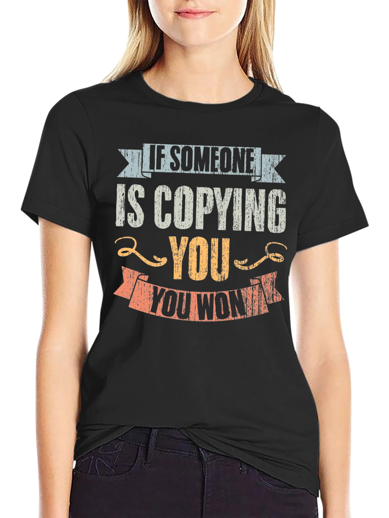 Funny T-Shirt: If Someone is Copying You!