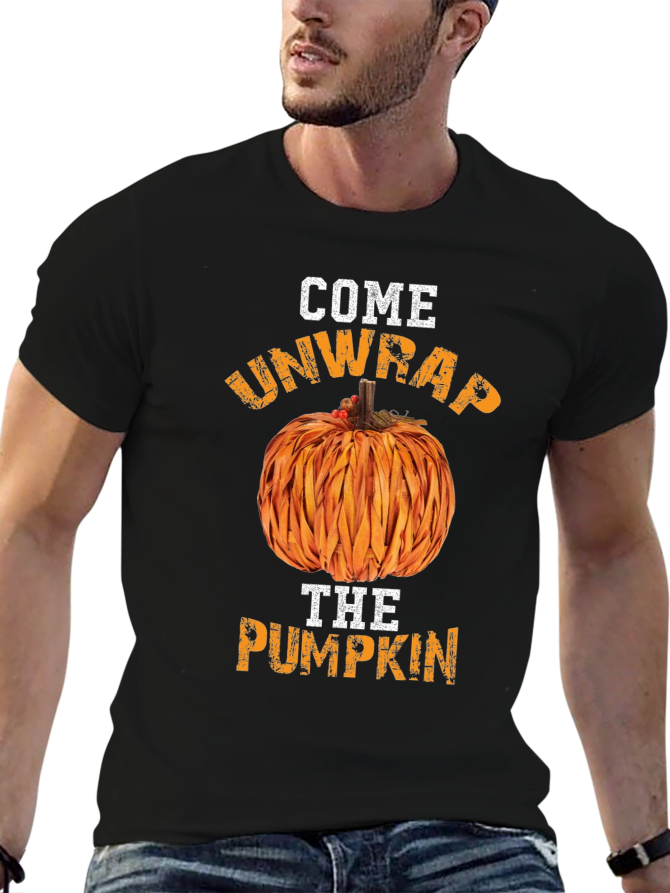 Come Unwrap The Pumpkin Graphic Tee