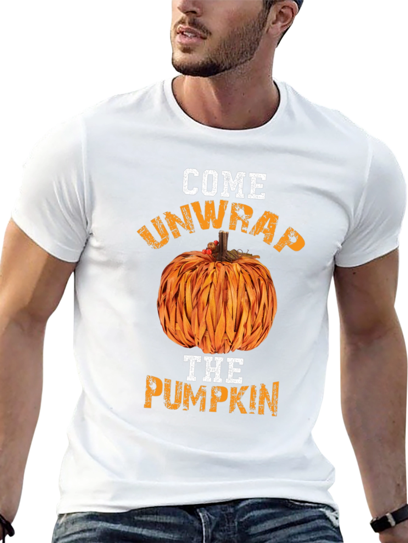 Come Unwrap The Pumpkin Graphic Tee