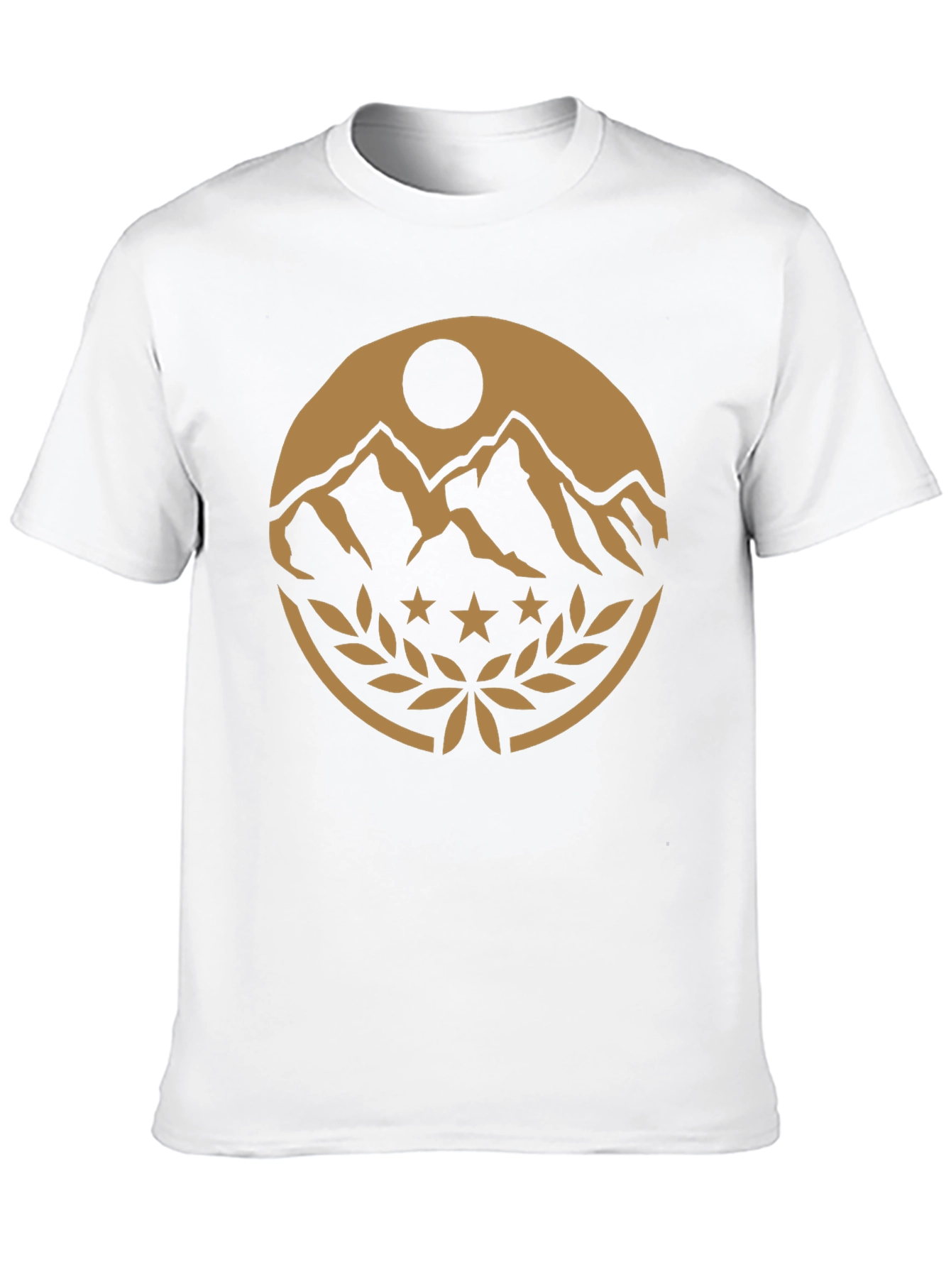 Mountain Peak Emblem Black T-Shirt