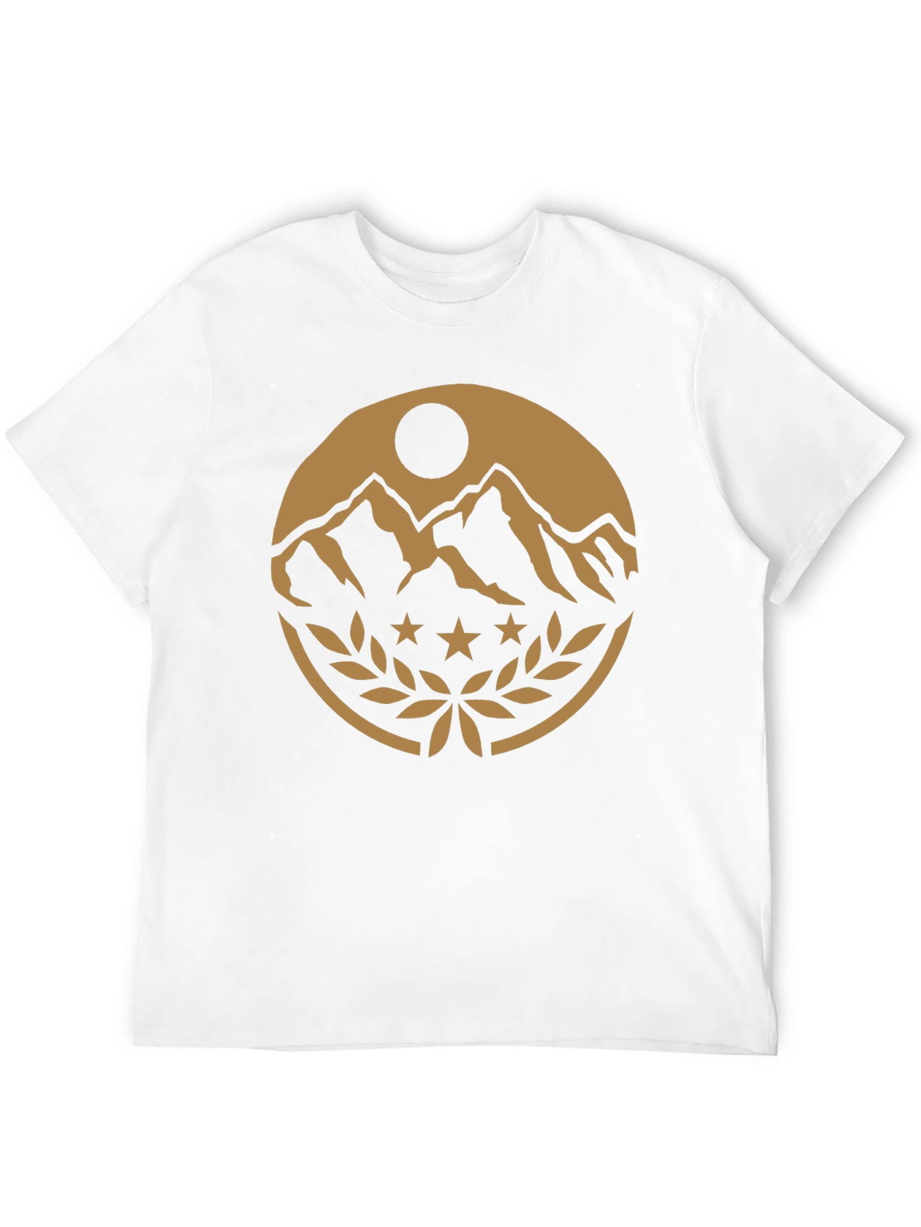 Mountain Peak Emblem Black T-Shirt