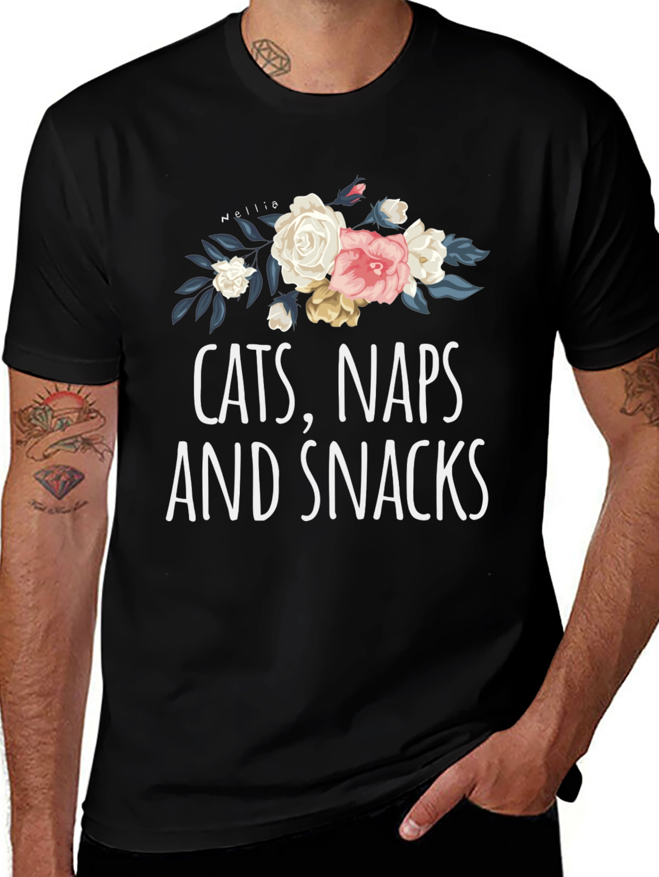 Cats Naps and Snacks T-Shirt