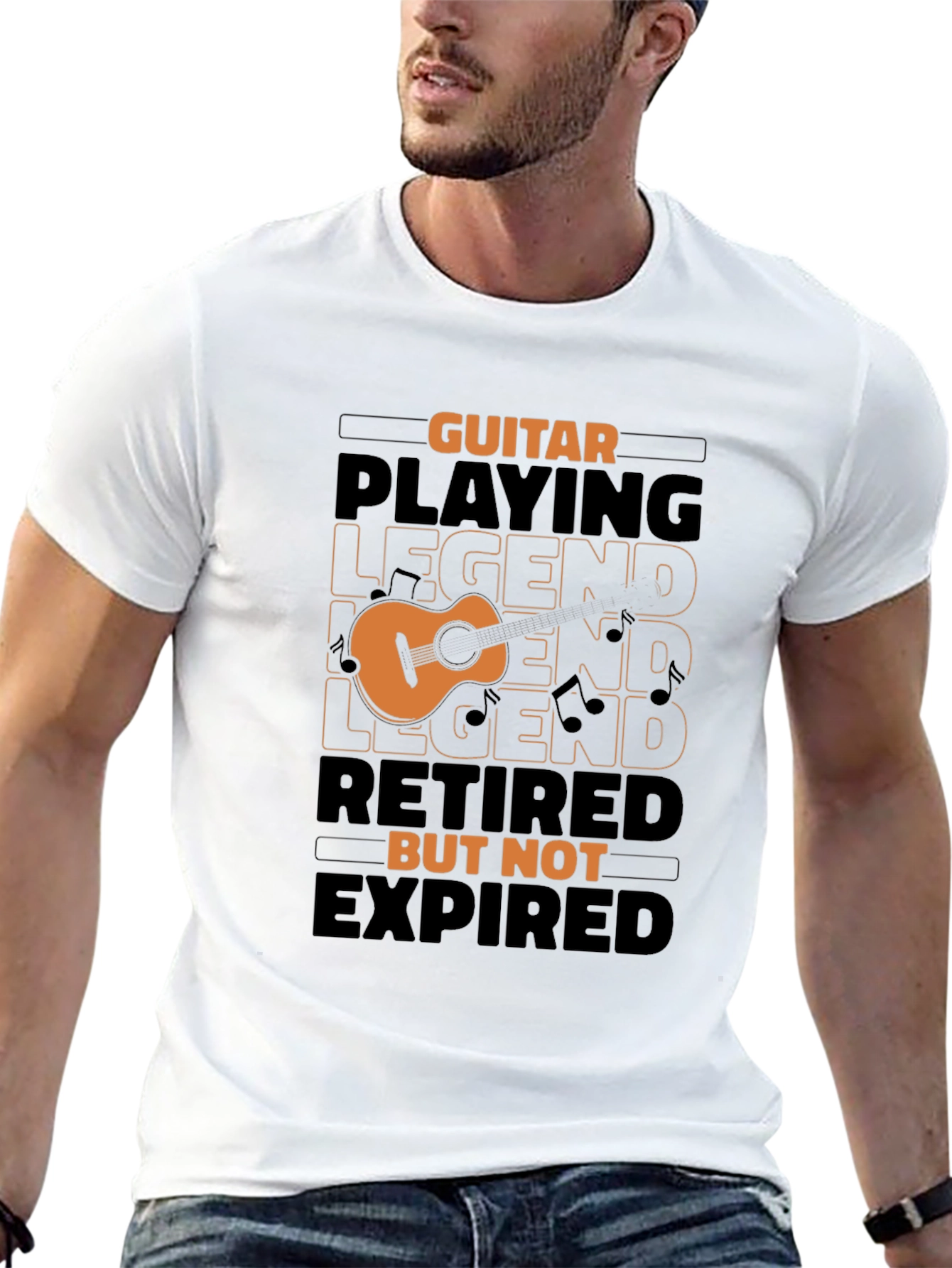 Guitar Playing Legend Retired T-Shirt