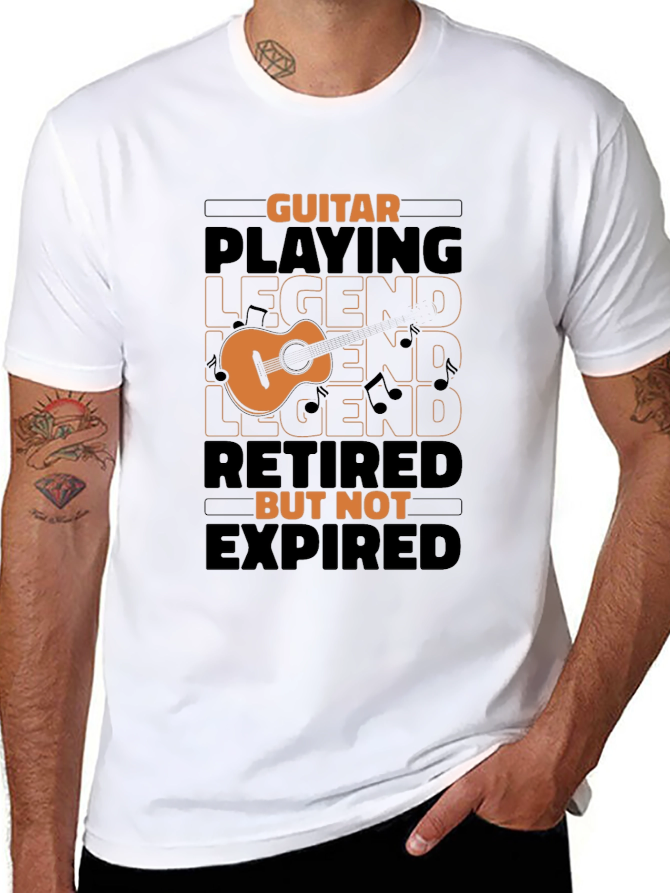 Guitar Playing Legend Retired T-Shirt