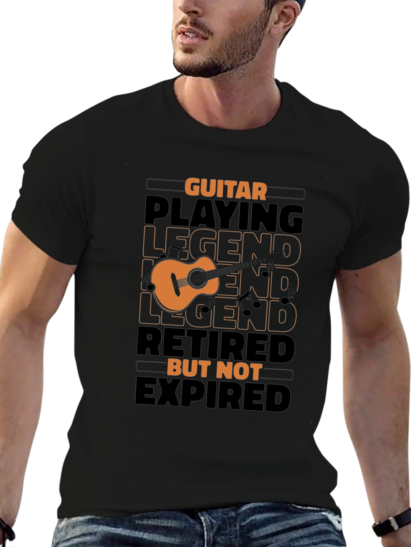 Guitar Playing Legend Retired T-Shirt