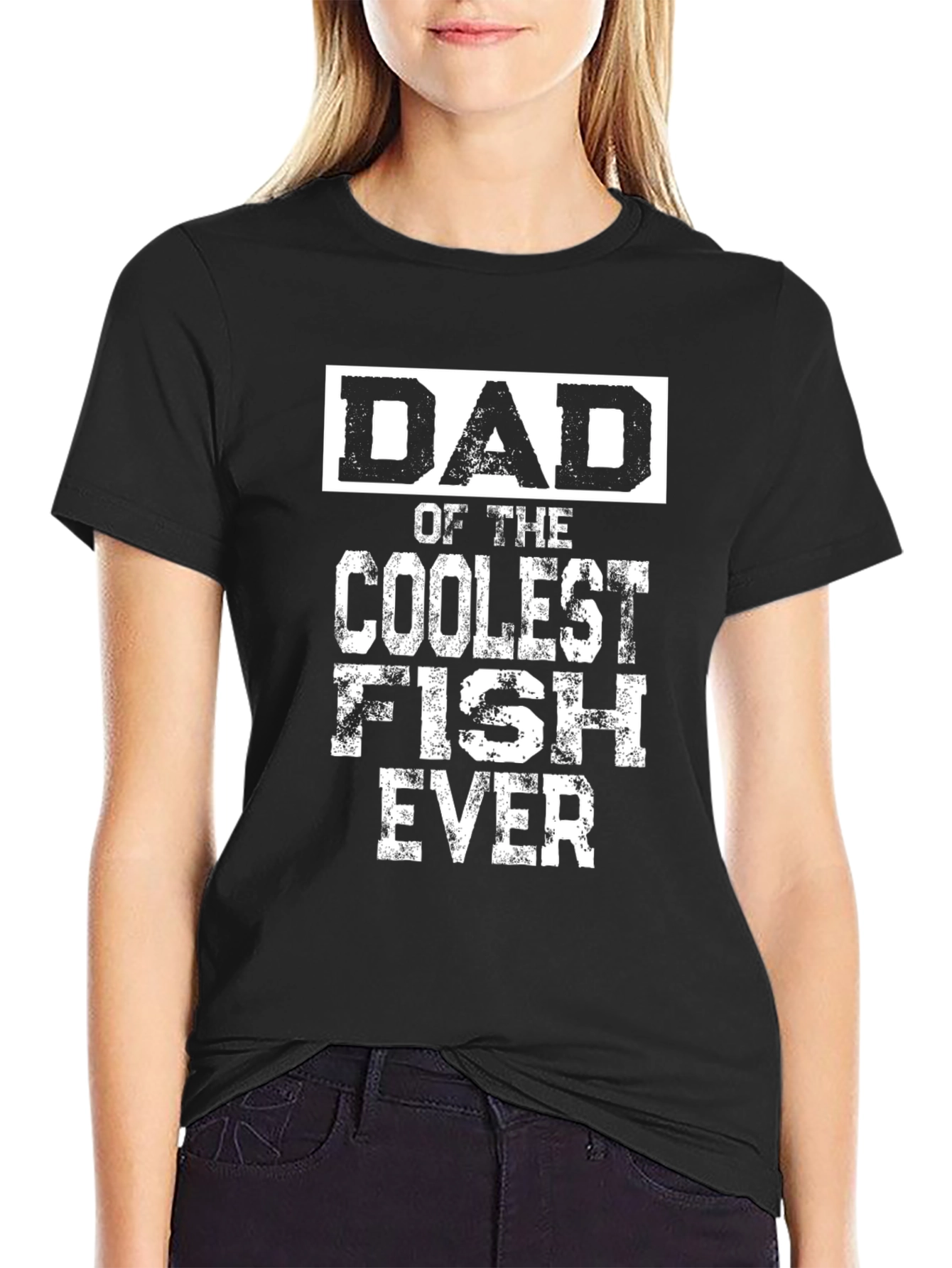 Dad of the Coolest Fish Ever - Novelty T-Shirt