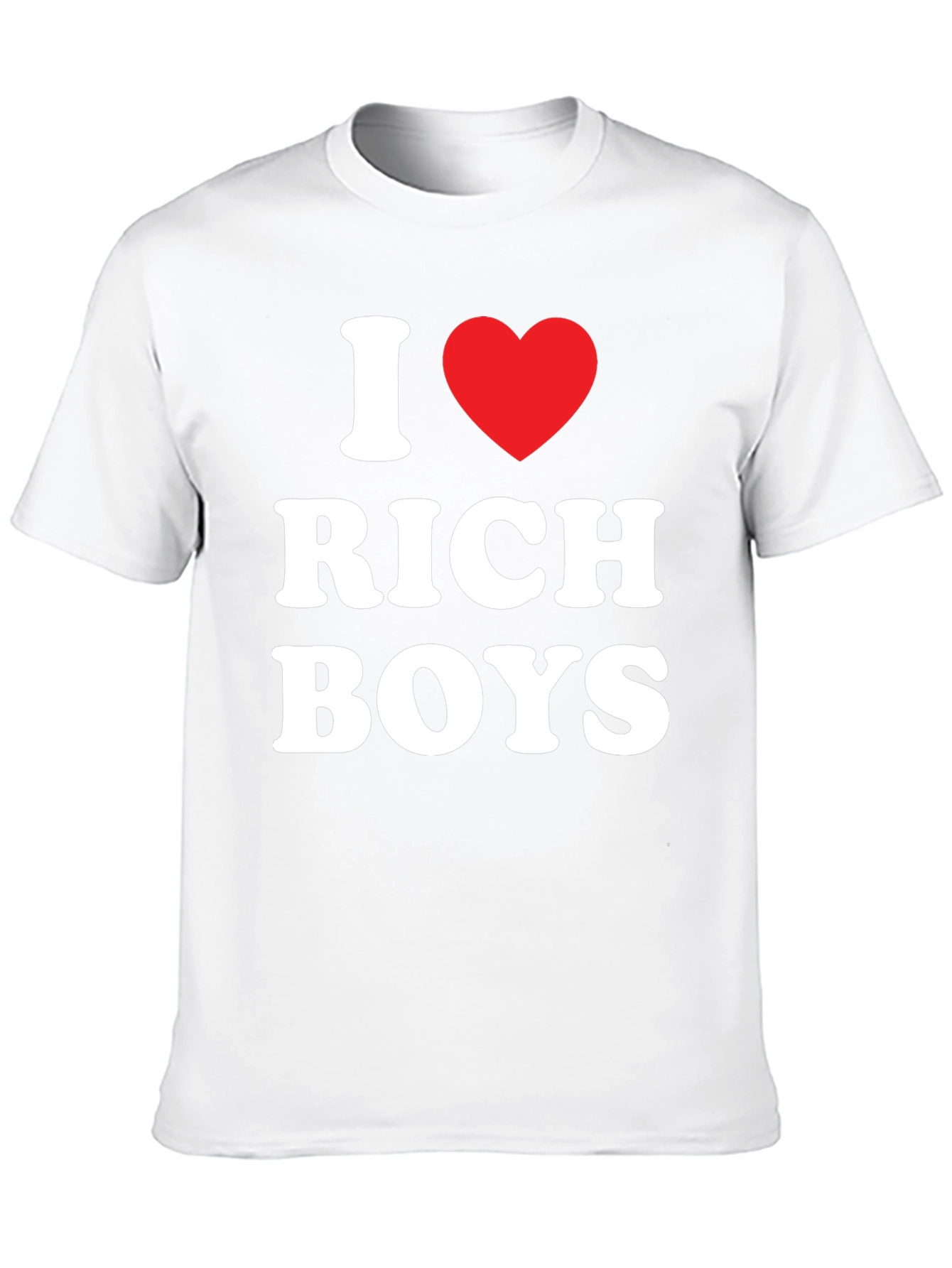 I Heart Rich Boys Tee - Mens Black T-Shirt