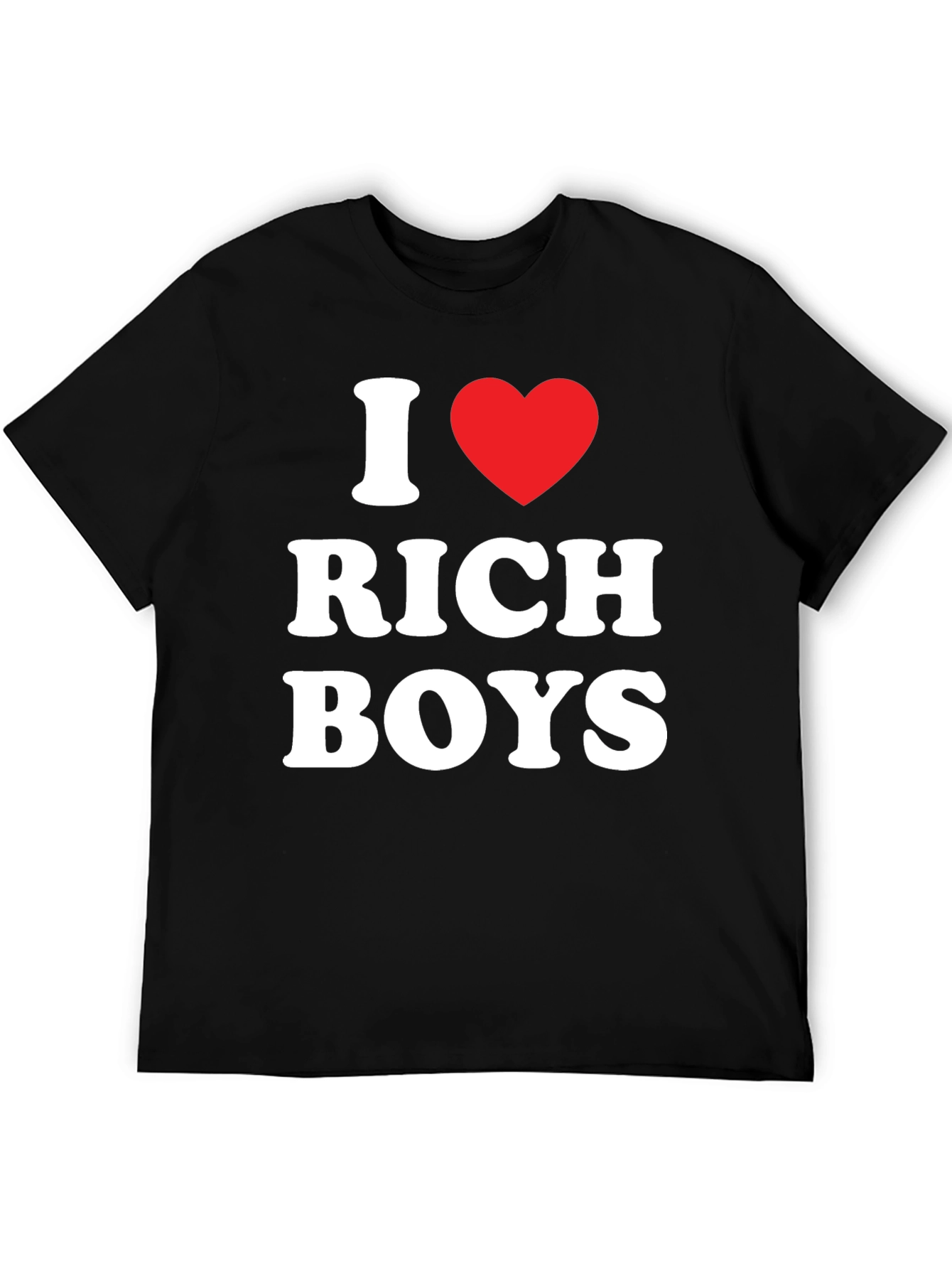 I Heart Rich Boys Tee - Mens Black T-Shirt
