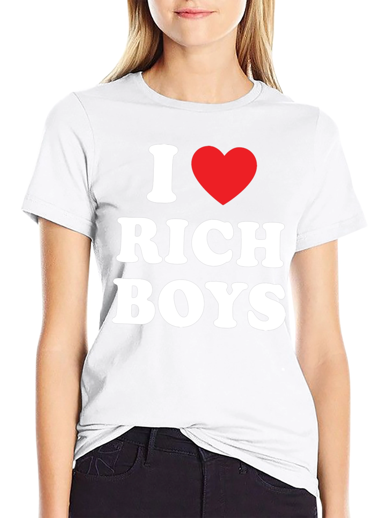 I Heart Rich Boys Tee - Mens Black T-Shirt