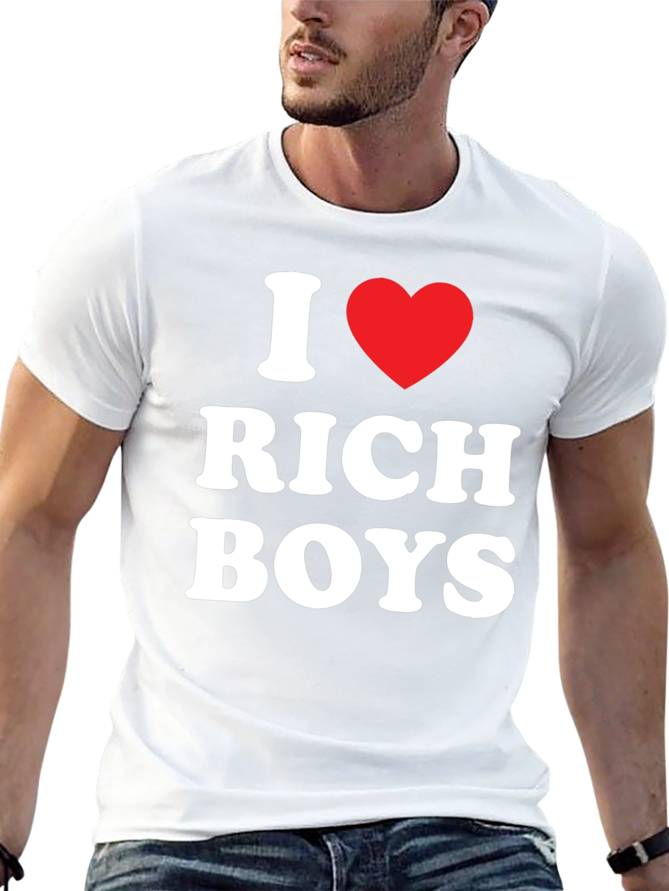 I Heart Rich Boys Tee - Mens Black T-Shirt