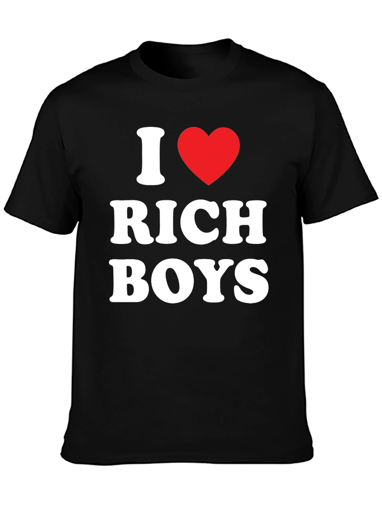 I Heart Rich Boys Tee - Mens Black T-Shirt