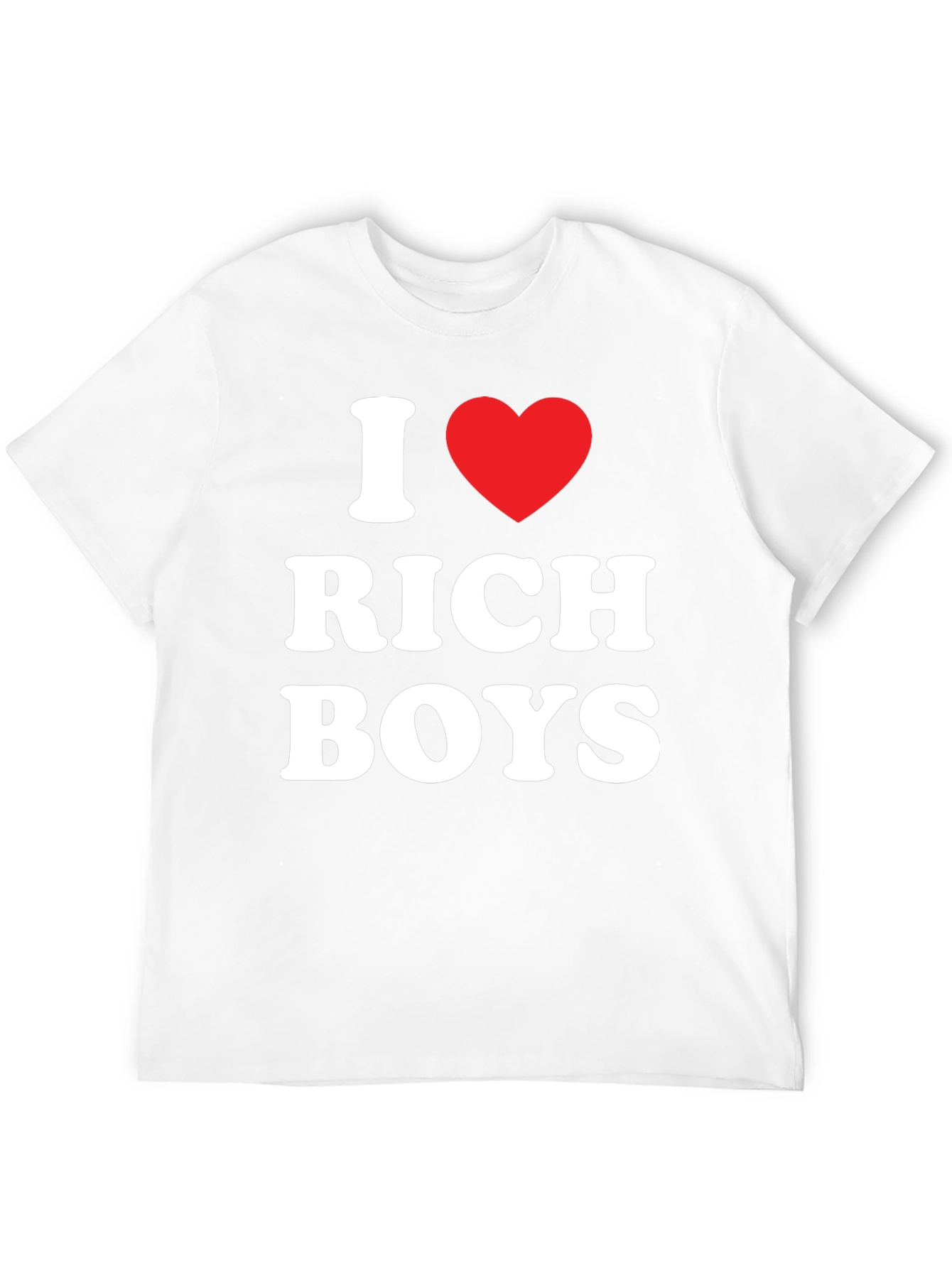 I Heart Rich Boys Tee - Mens Black T-Shirt