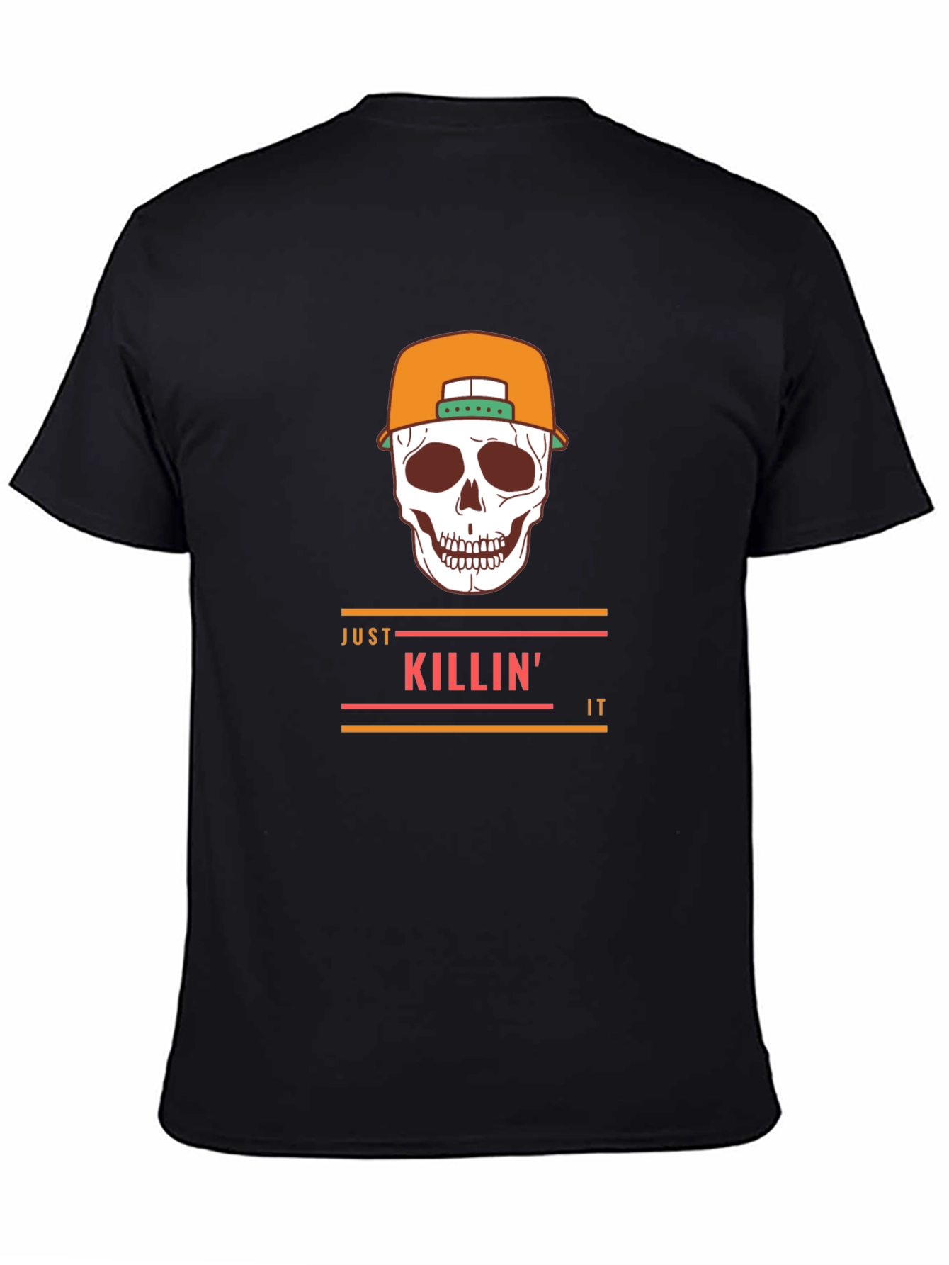 Just Killin It Skull Graphic Tee - Stylish T-Shirt