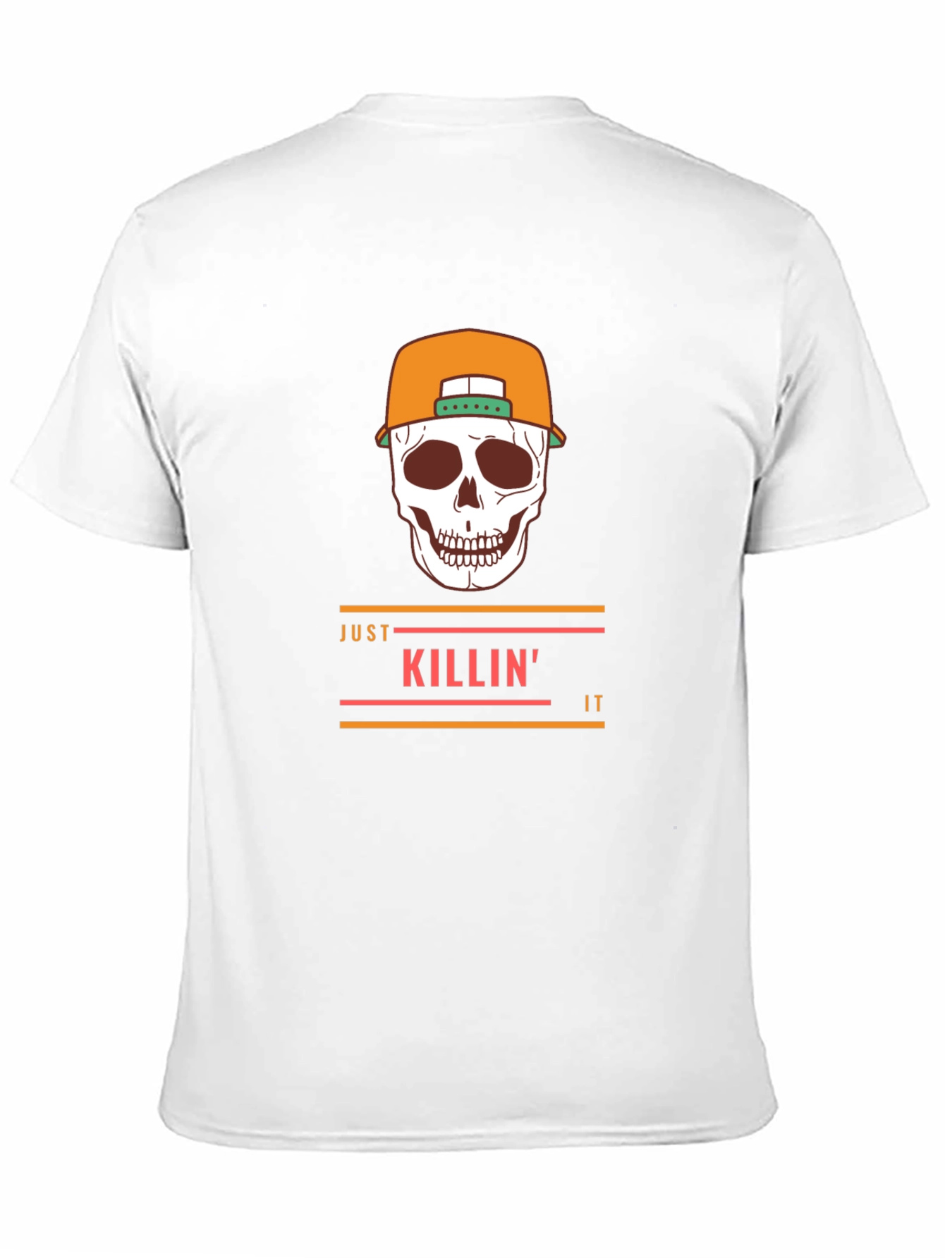 Just Killin It Skull Graphic Tee - Stylish T-Shirt