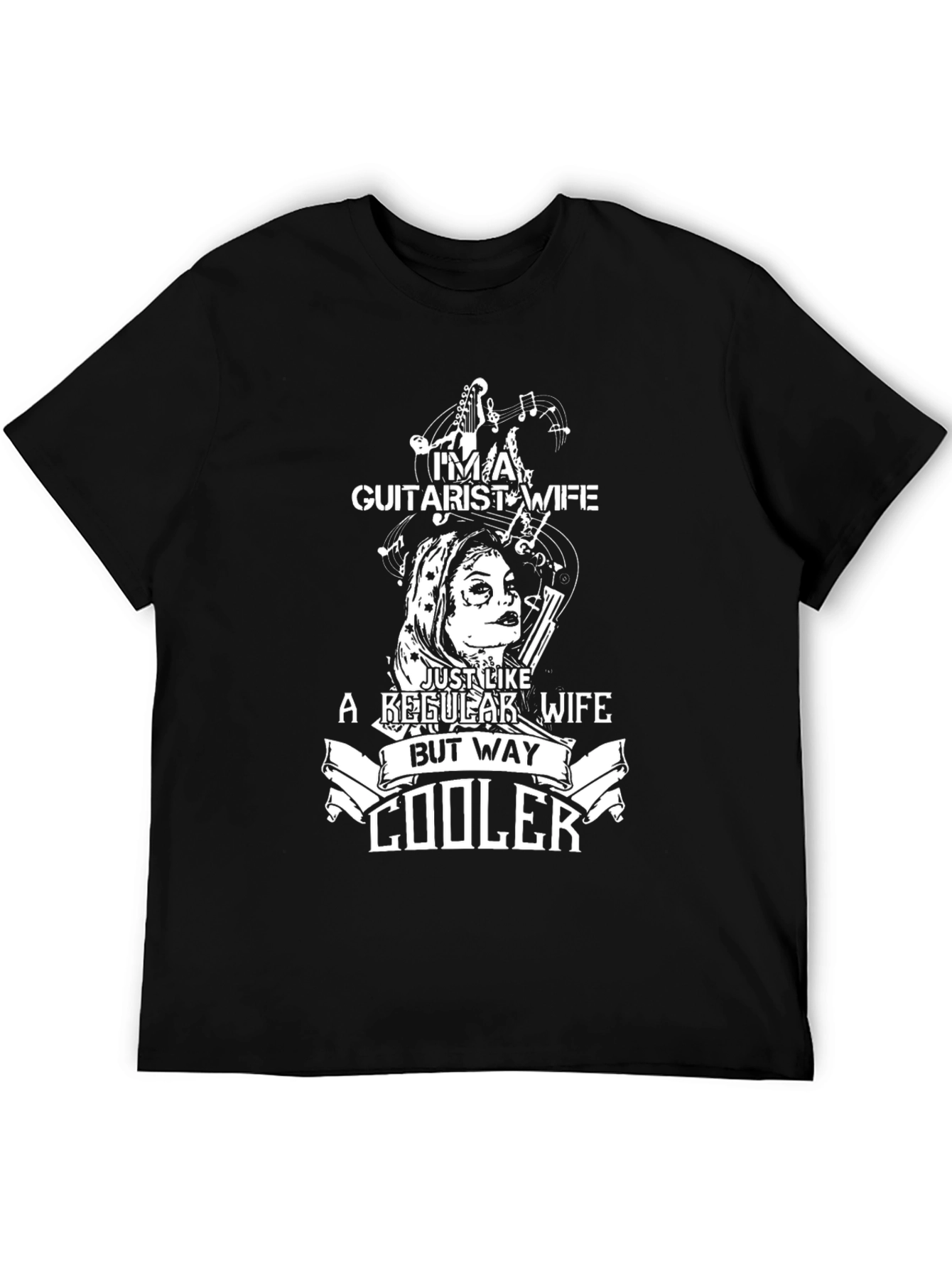 Guitarist Wife T-Shirt - Cool Graphic Tee